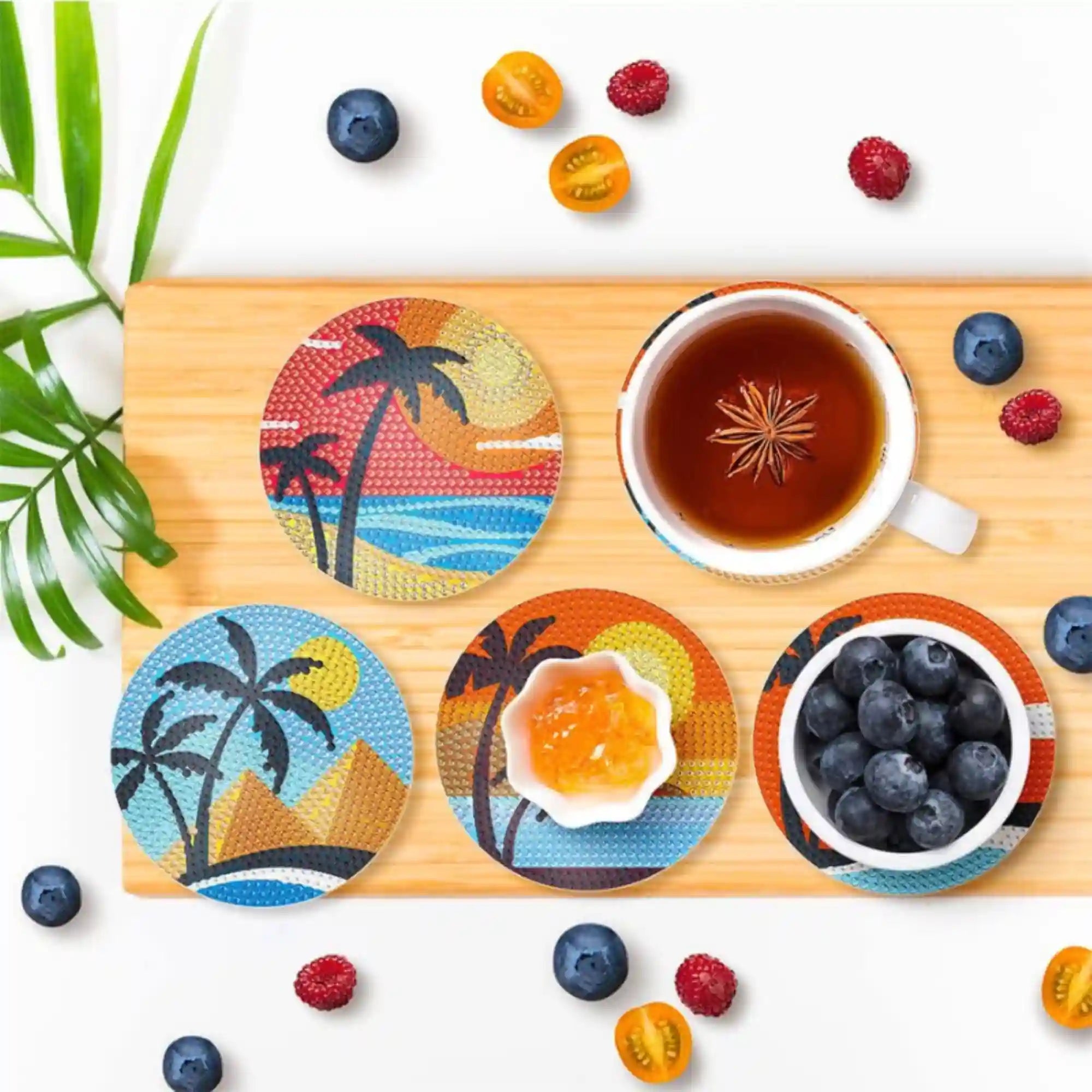 Diamond Painting - Coaster "Sunset-Love"