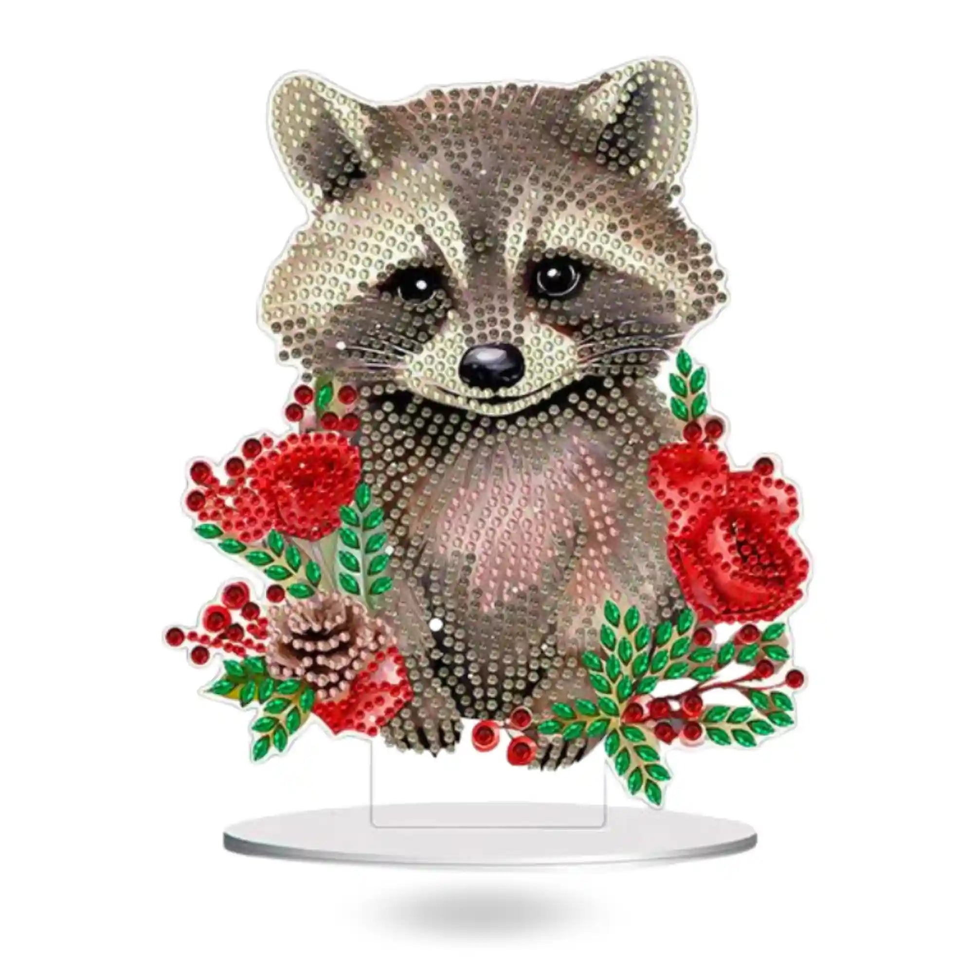 Diamond Painting Stand – Cute Raccoon