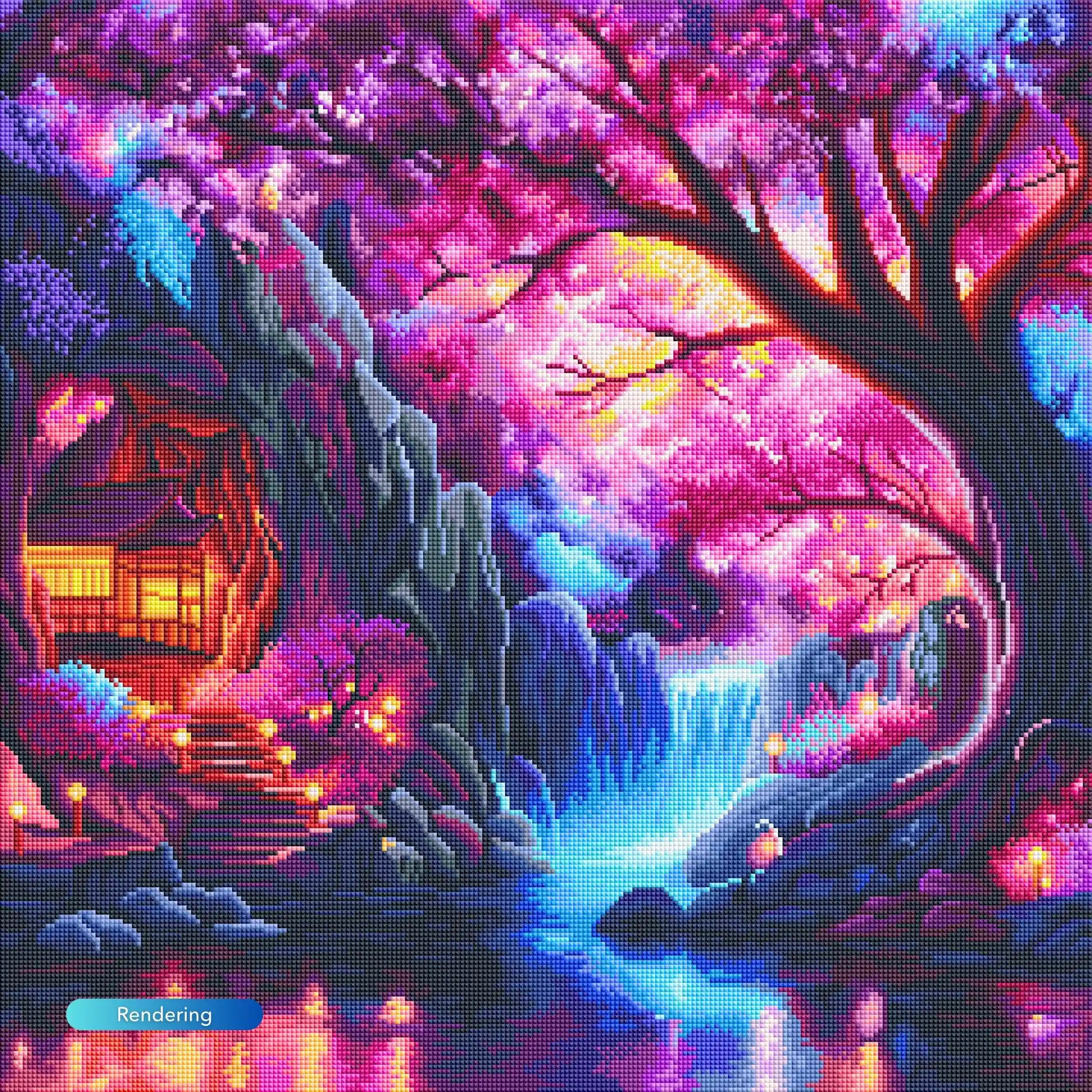 Diamond Painting – The Light of Sakura "Limited Edition"