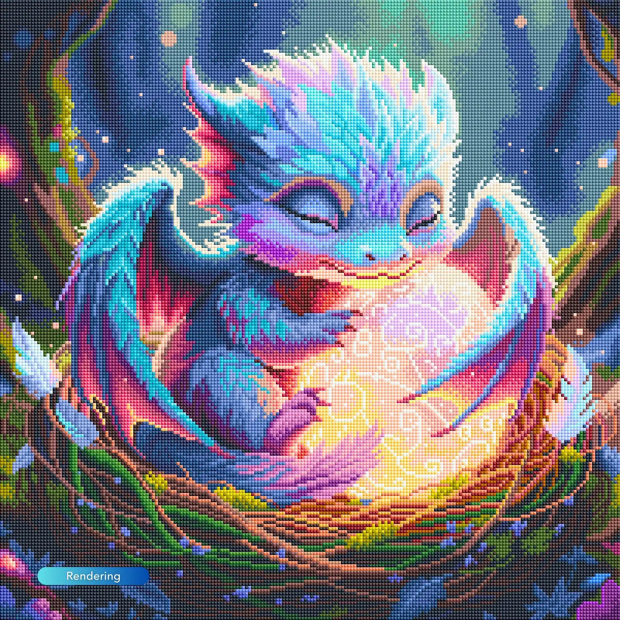 Diamond Painting – Light Dragon Faye "Limited Edition"