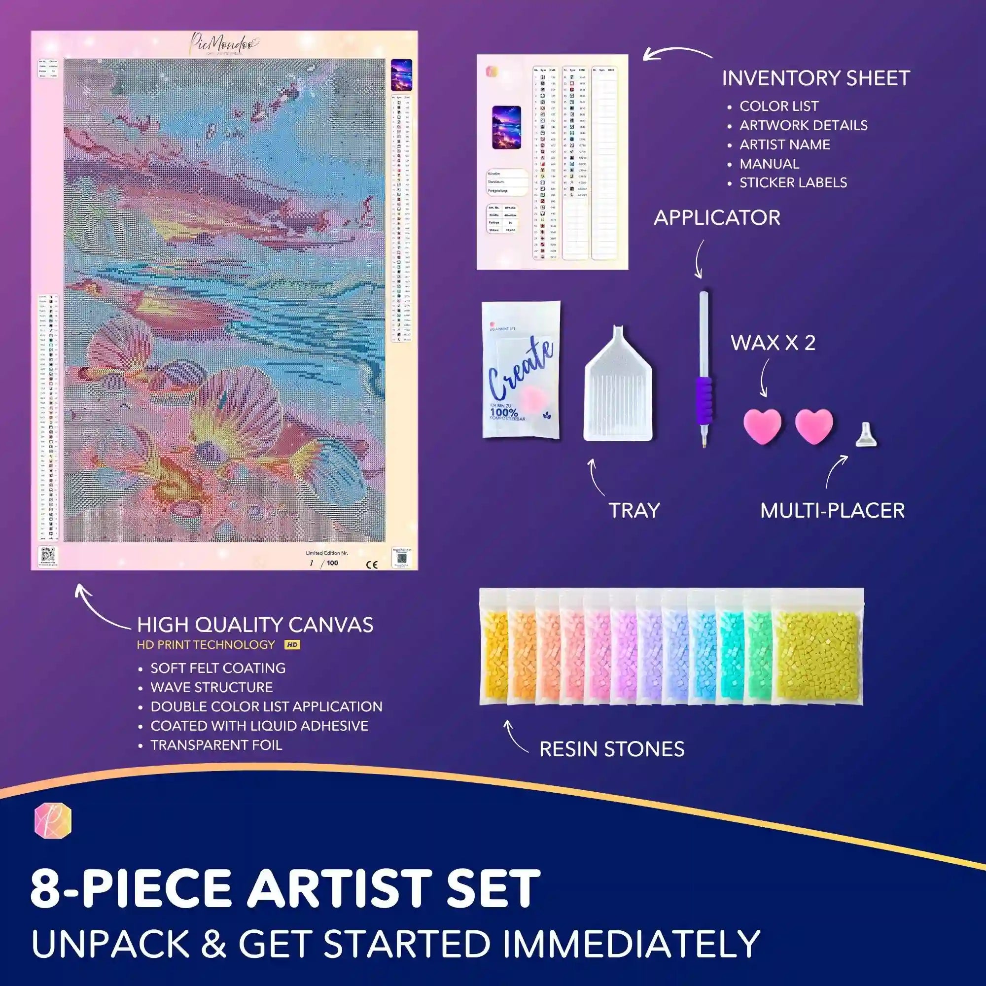 Diamond Painting – The Wishing Shells "Limited Edition"