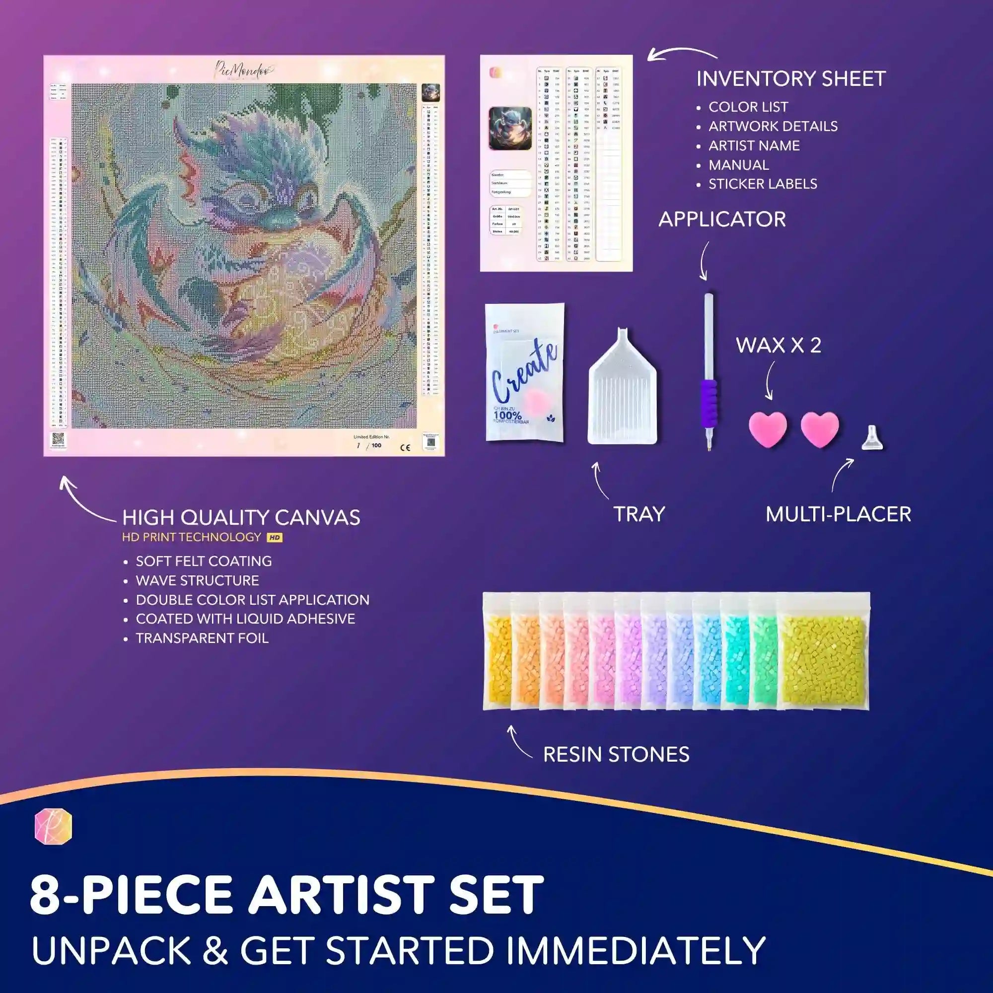 Diamond Painting – Light Dragon Faye "Limited Edition"