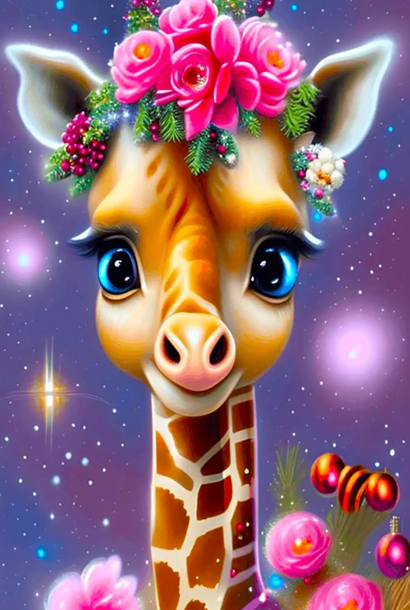 Diamond Painting – Enchanting Baby Giraffe