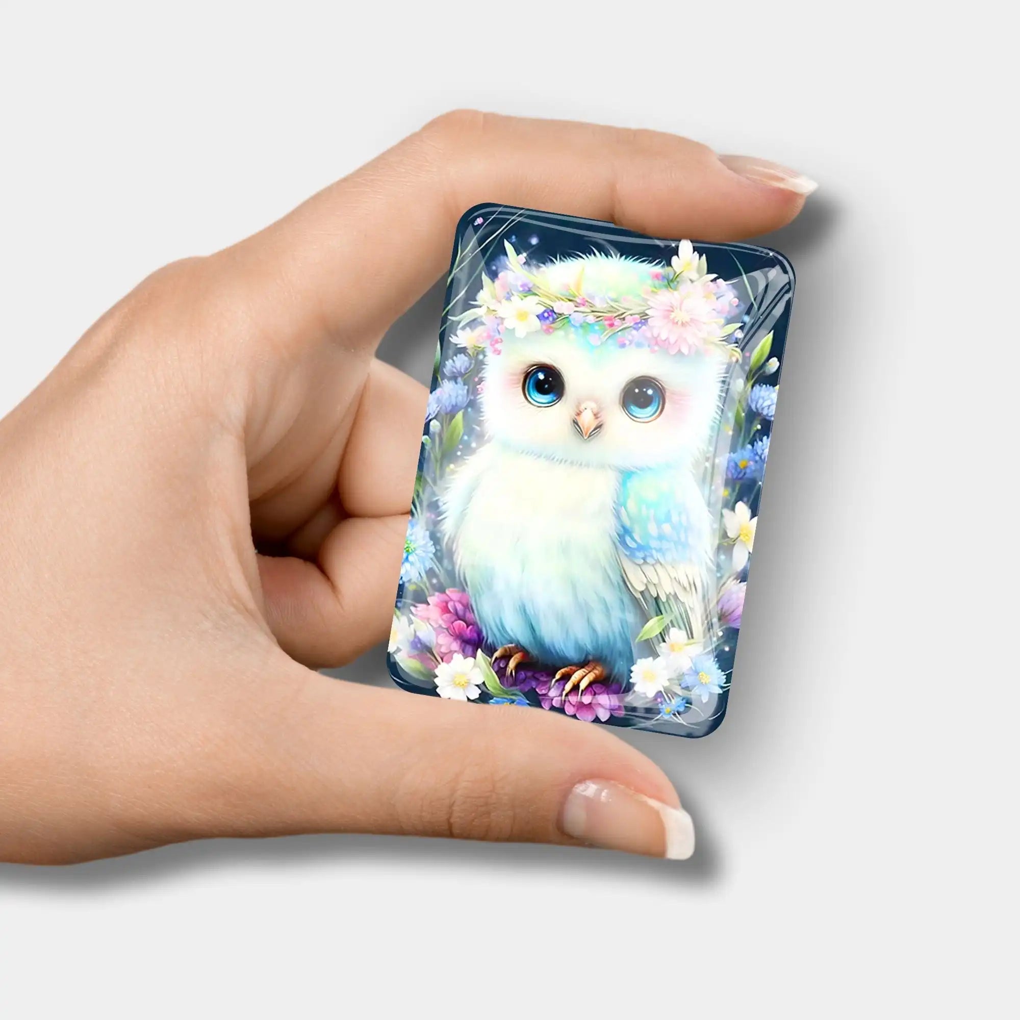 Cover Minder - Owl in the Sea of Flowers