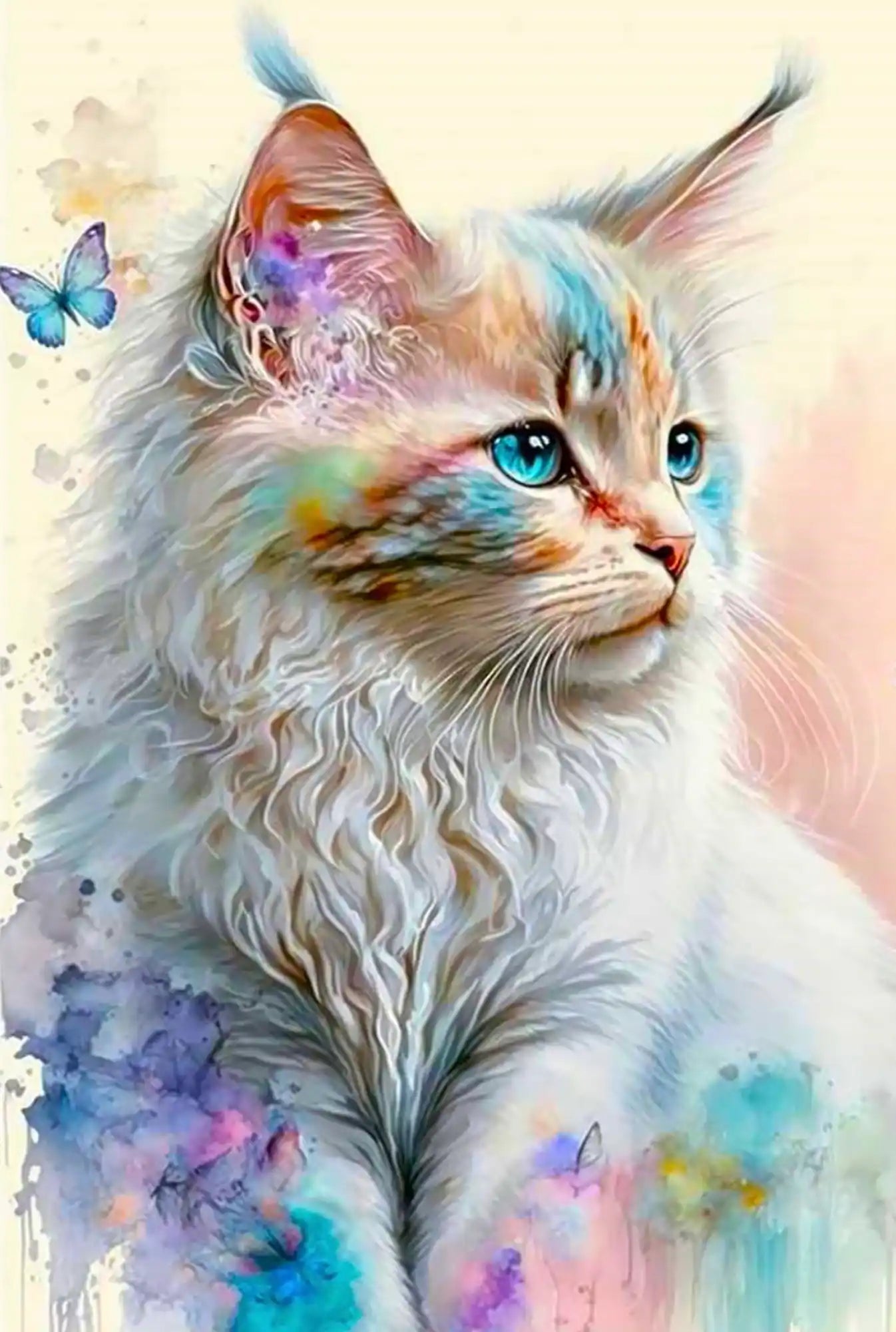Diamond Painting – Gentle Kitten