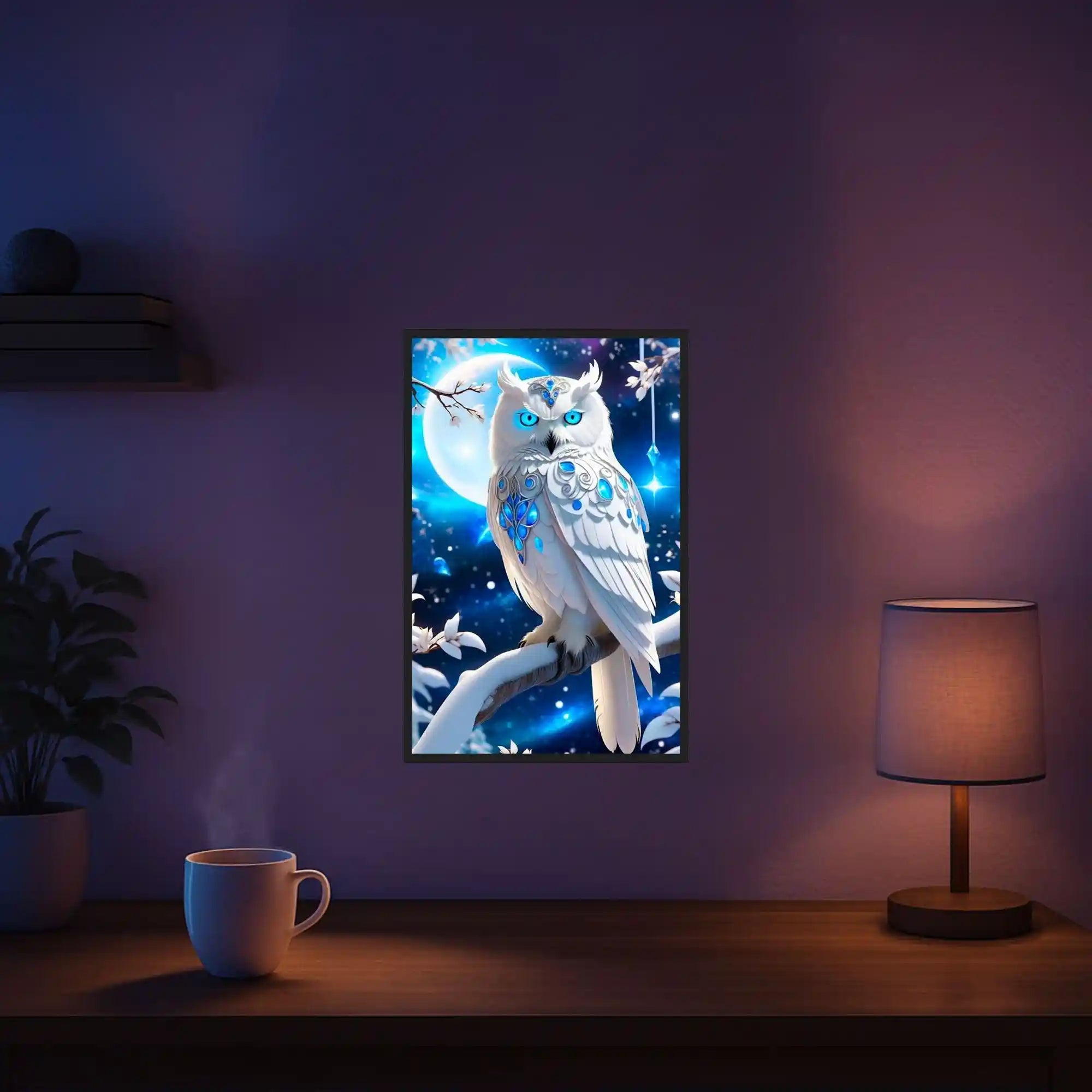 Diamond Painting – Blue Eyed Owl