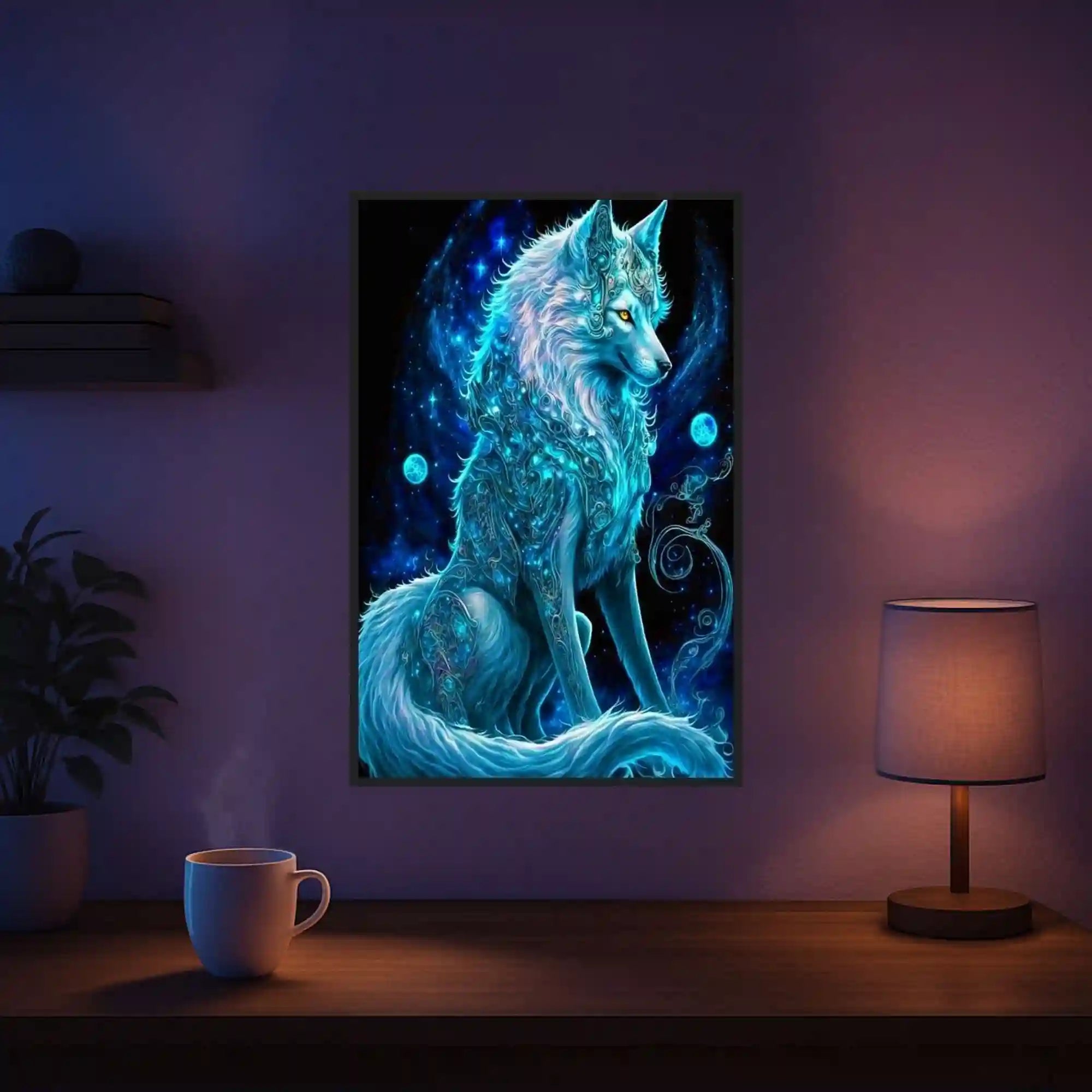 Diamond Painting Glow Picture Special – Enchanted Wolf