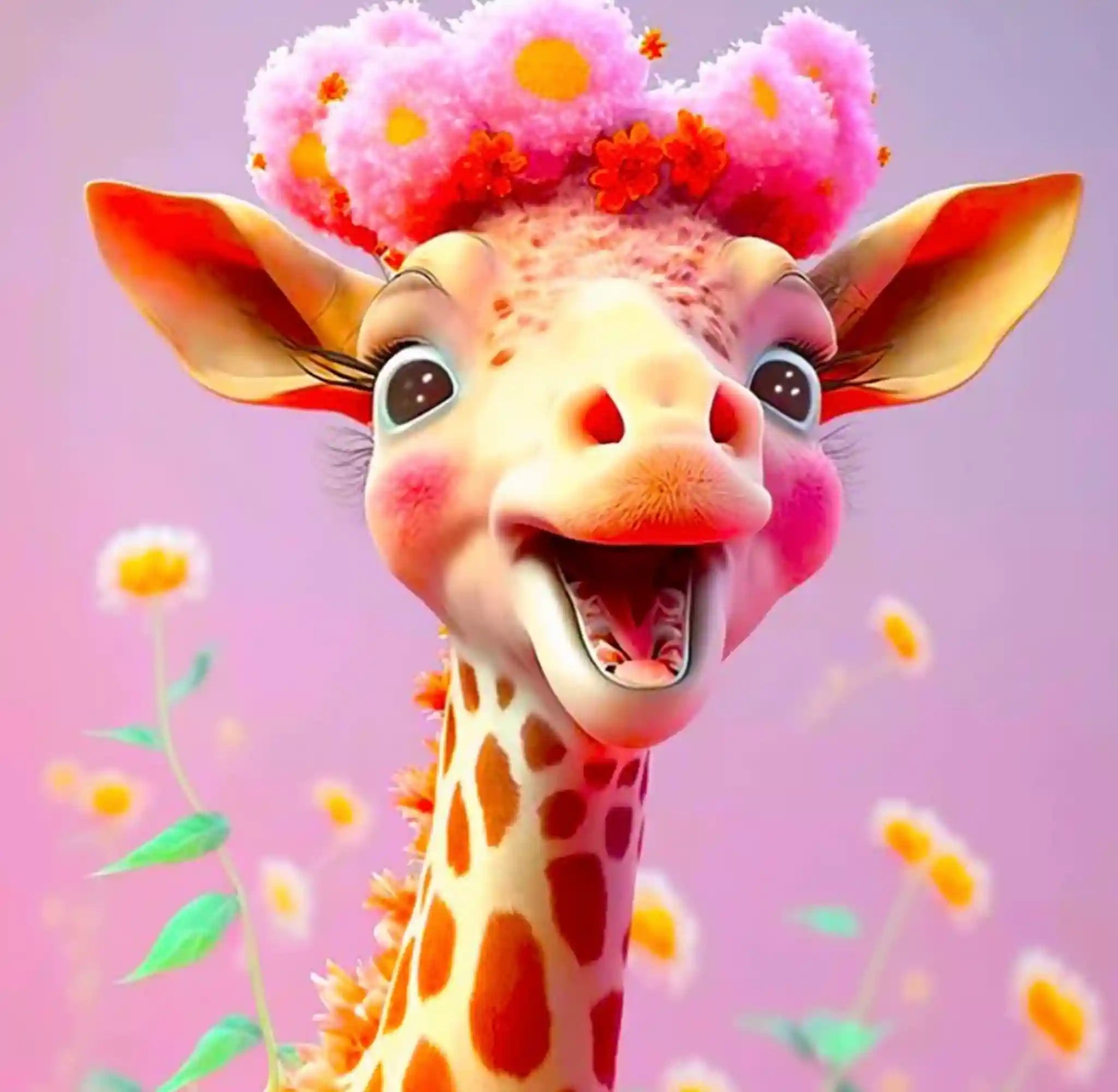 Diamond Painting Kids – Happy Giraffe