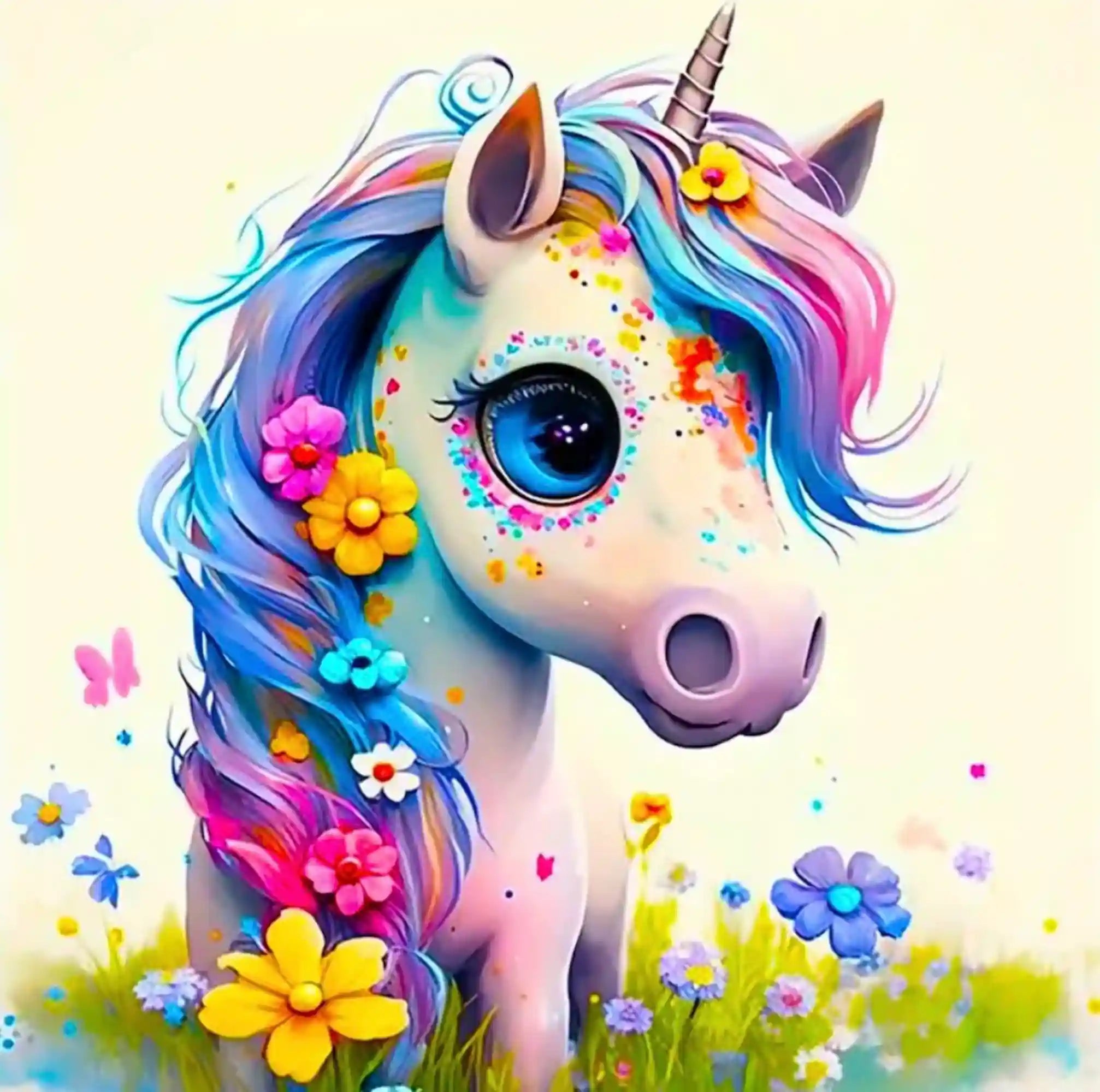 Diamond Painting Kids – Cute Unicorn