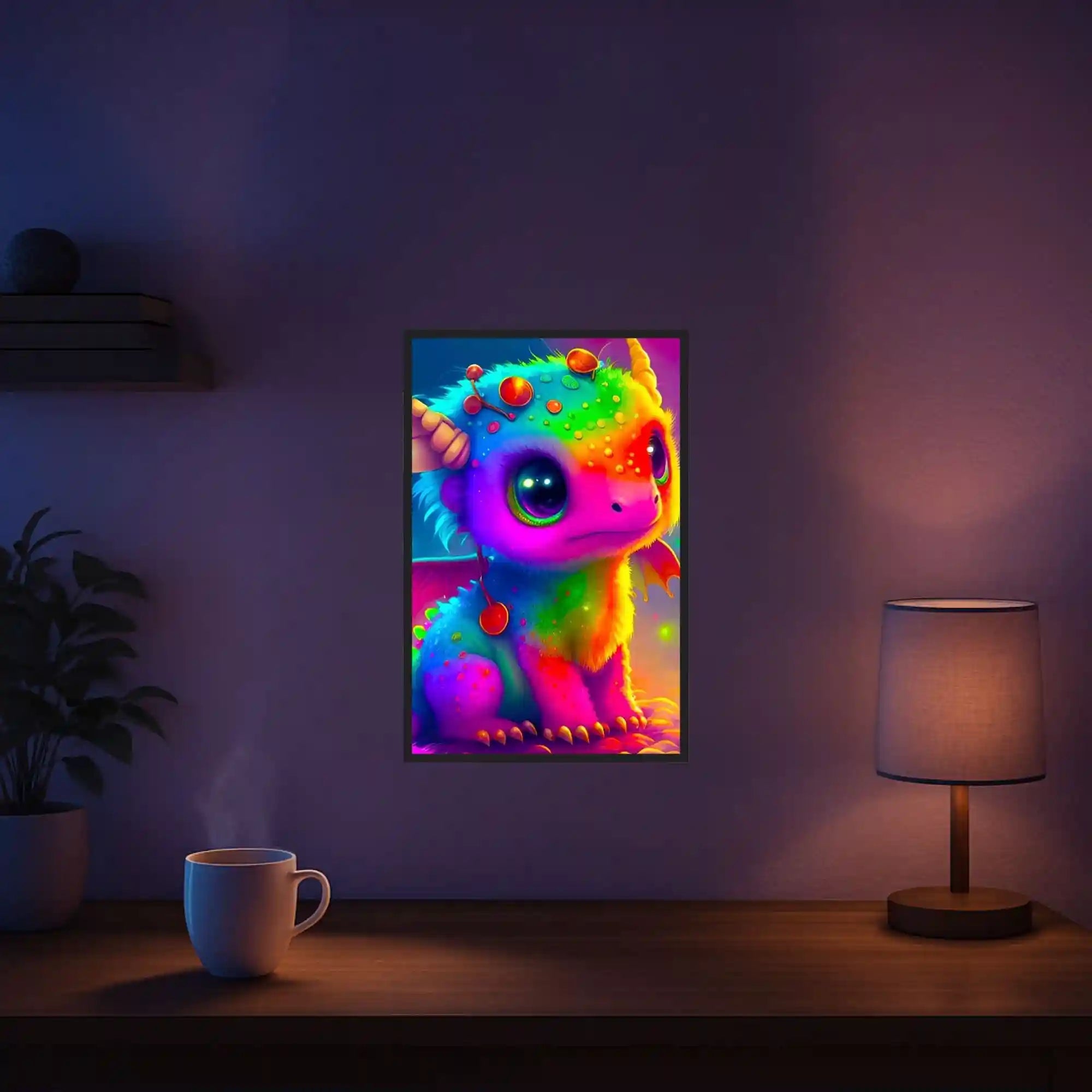 Diamond Painting Kids – Rainbow Dragon