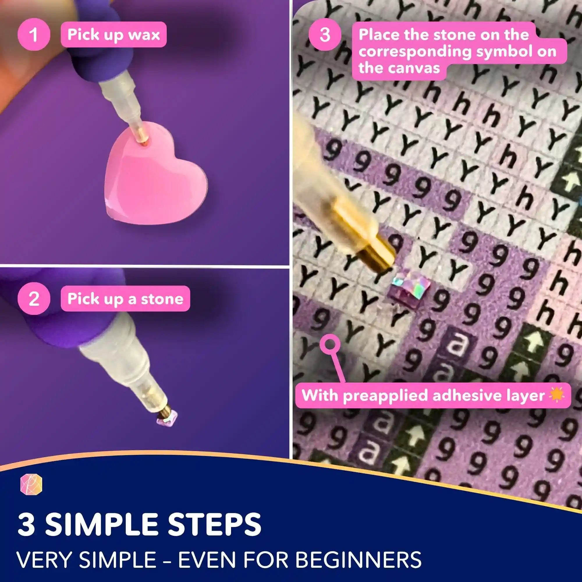 Diamond Painting – Golden Roses