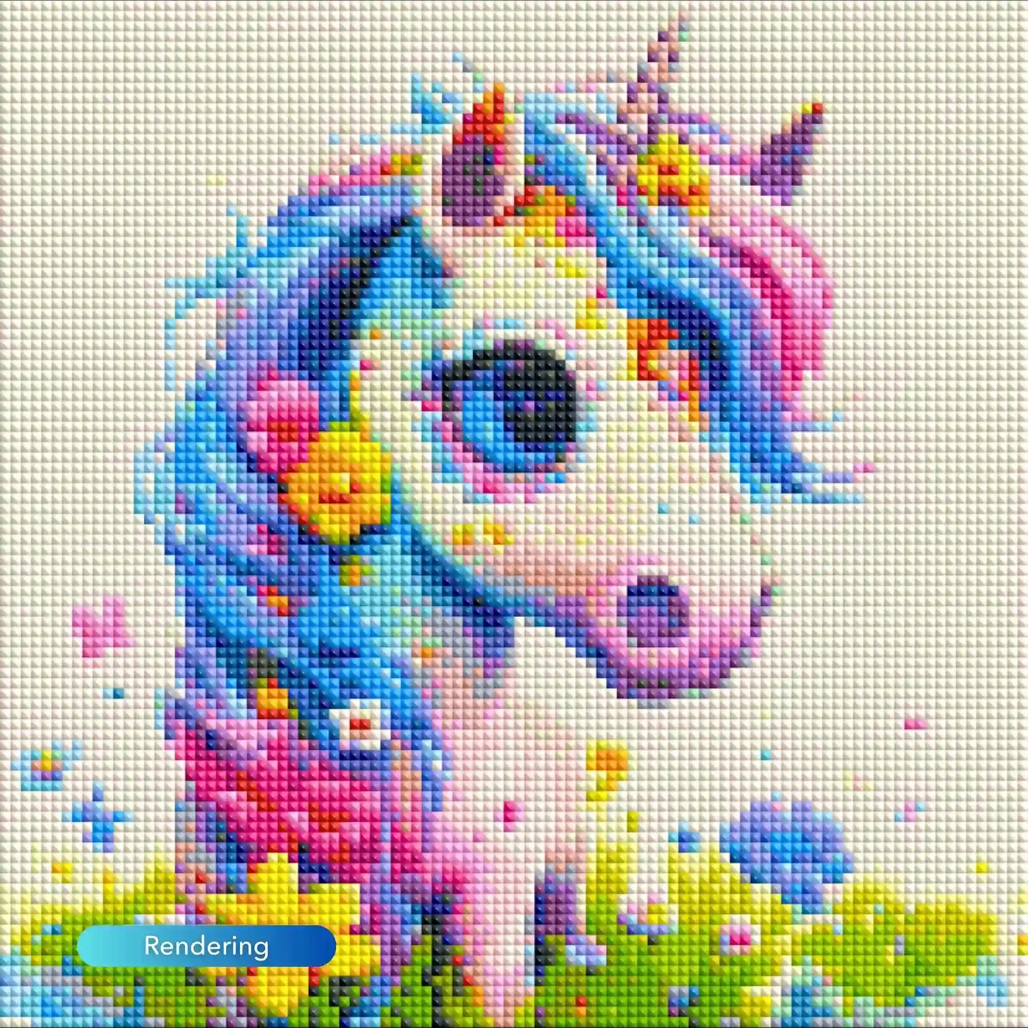 Diamond Painting Kids – Cute Unicorn