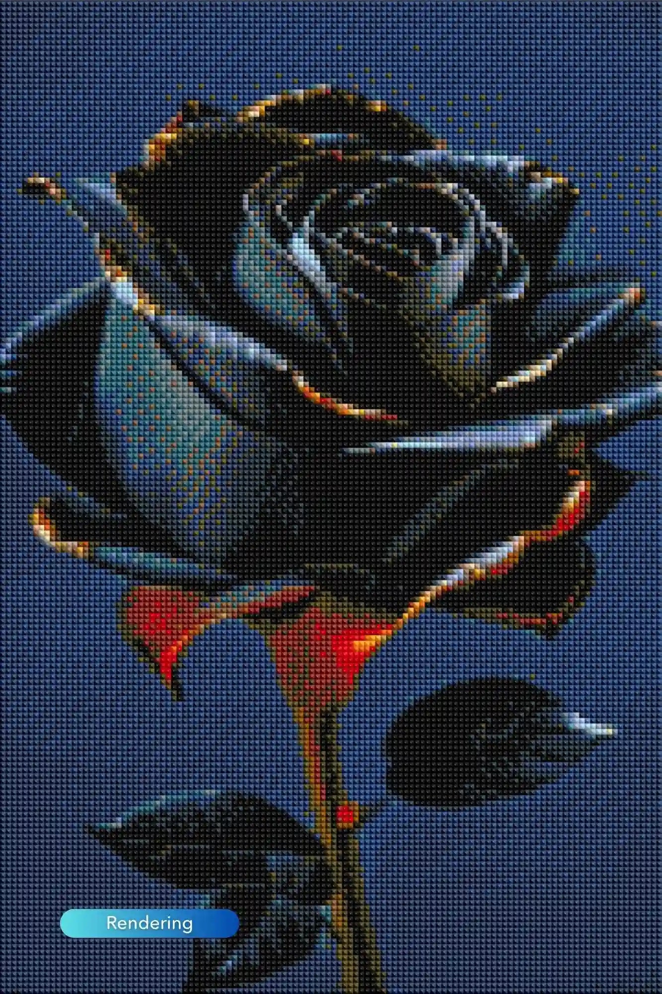 Diamond Painting – Black Rose
