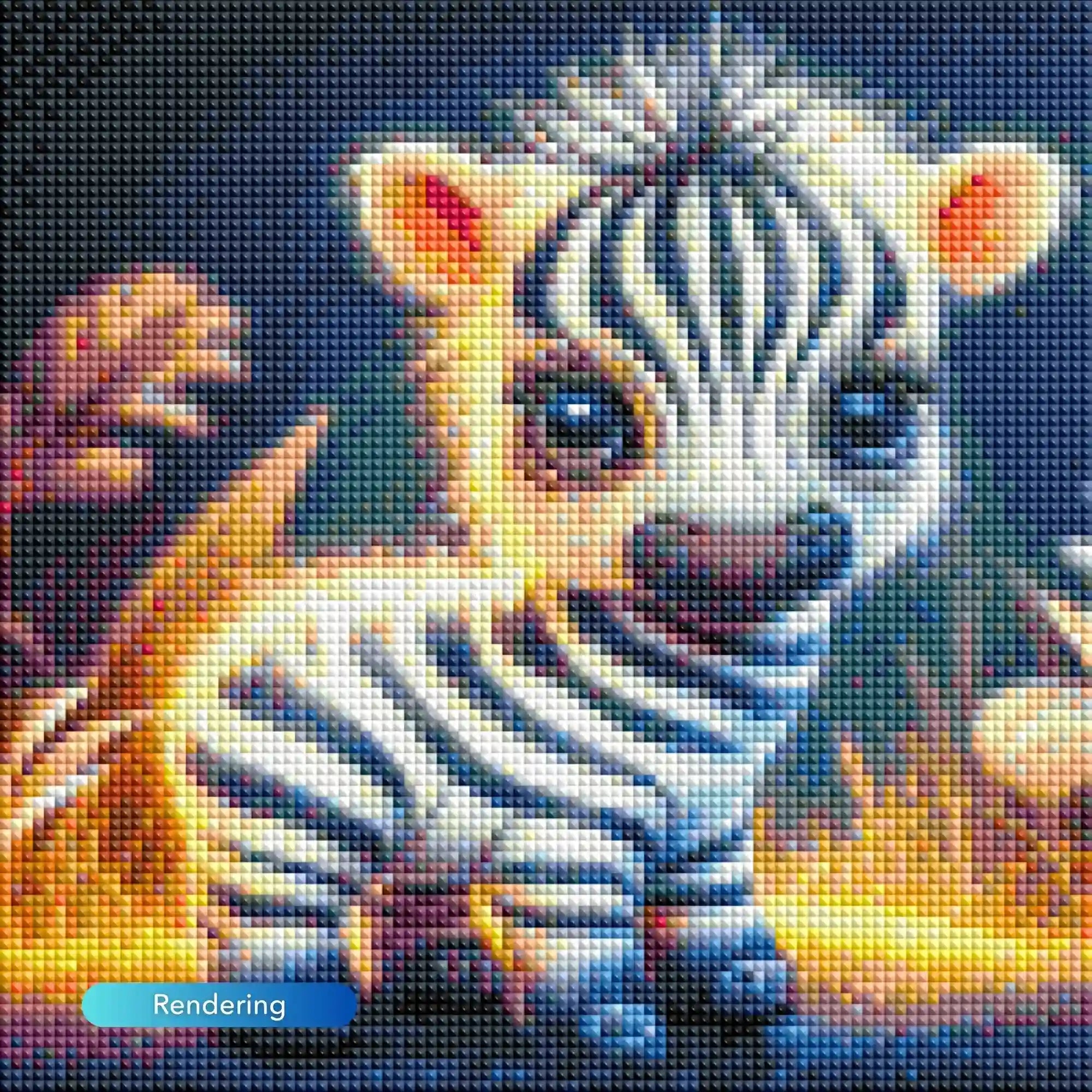 Diamond Painting – Cute Zebra Baby