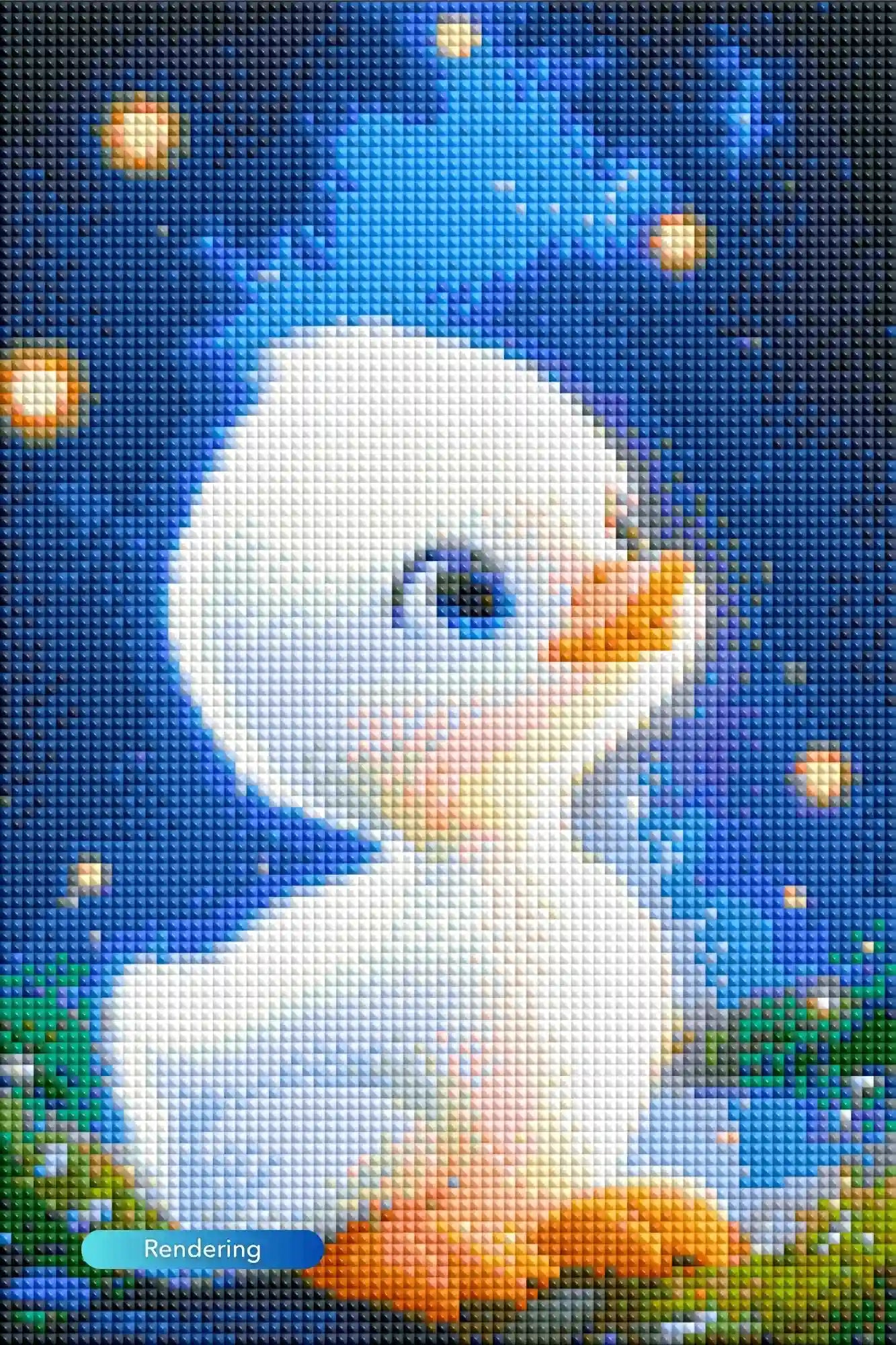 Diamond Painting Glow Picture Special – Sparkling Duckling
