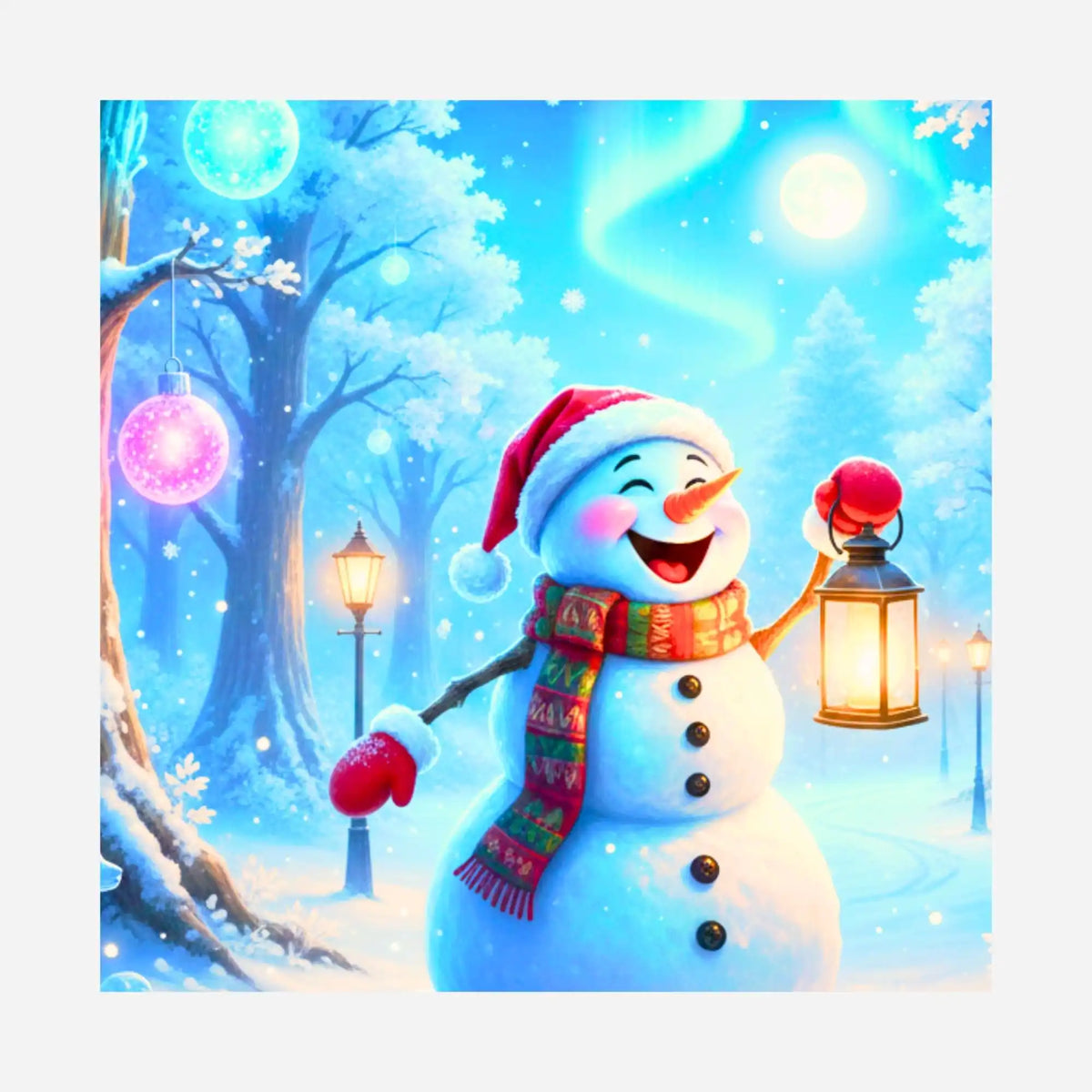 Silicone Paper Set โ Magic of the Winter Night โ 10x10cm