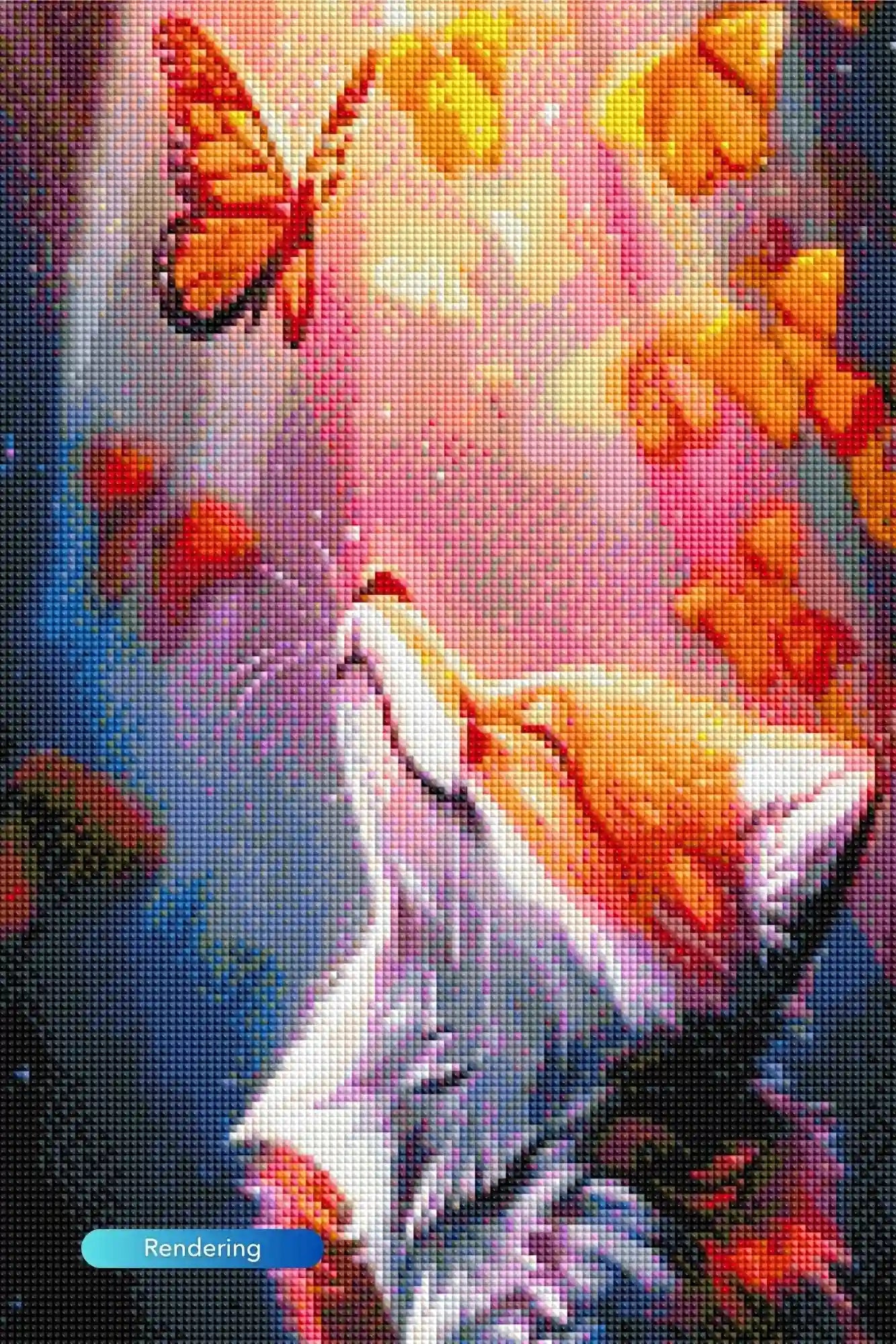 Diamond Painting – Cute Fox in the Deciduous Forest