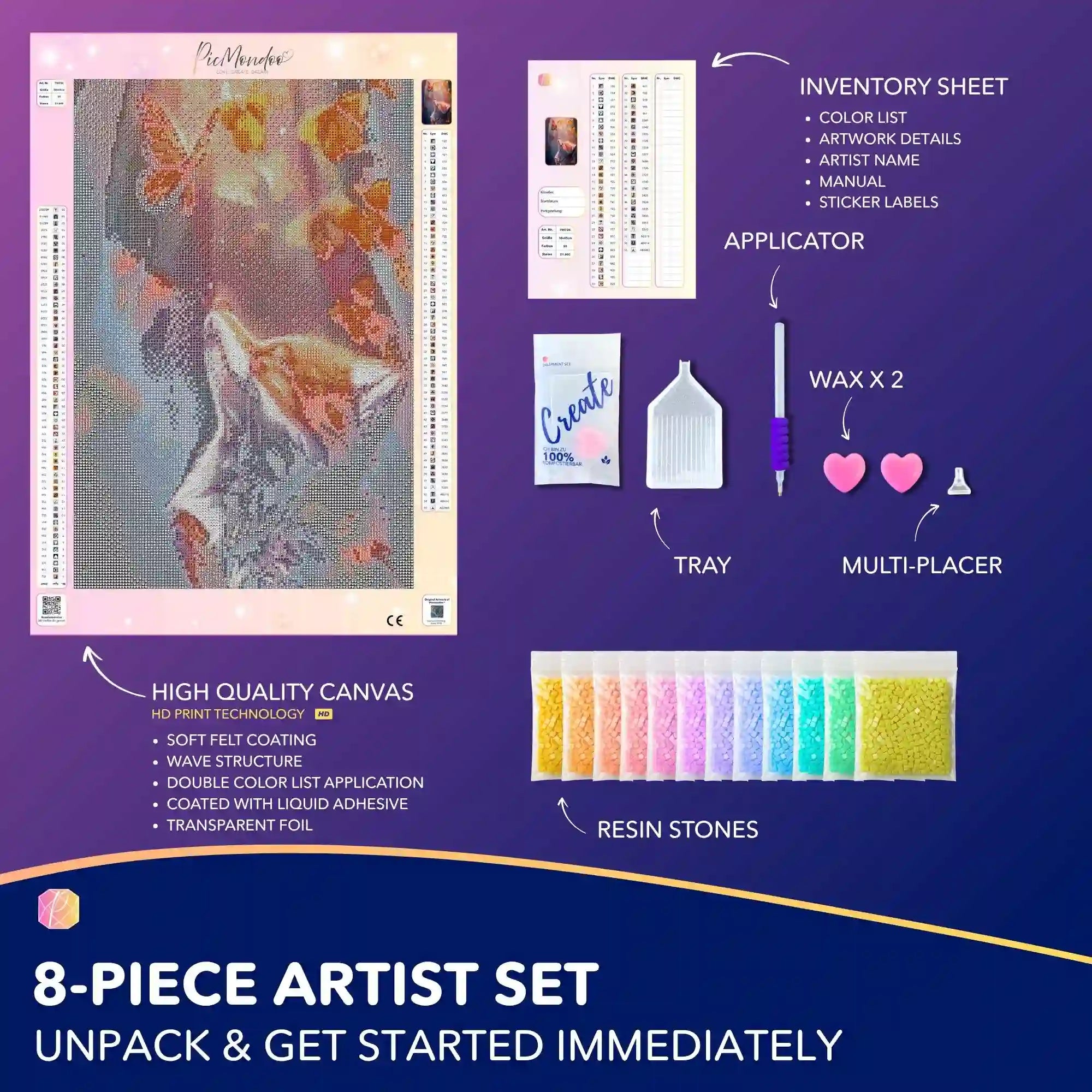 Diamond Painting – Cute Fox in the Deciduous Forest