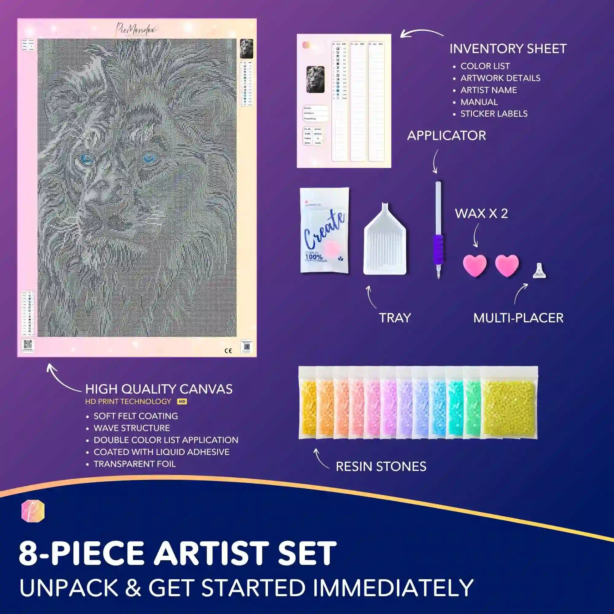 Diamond Painting – Leo the Lion