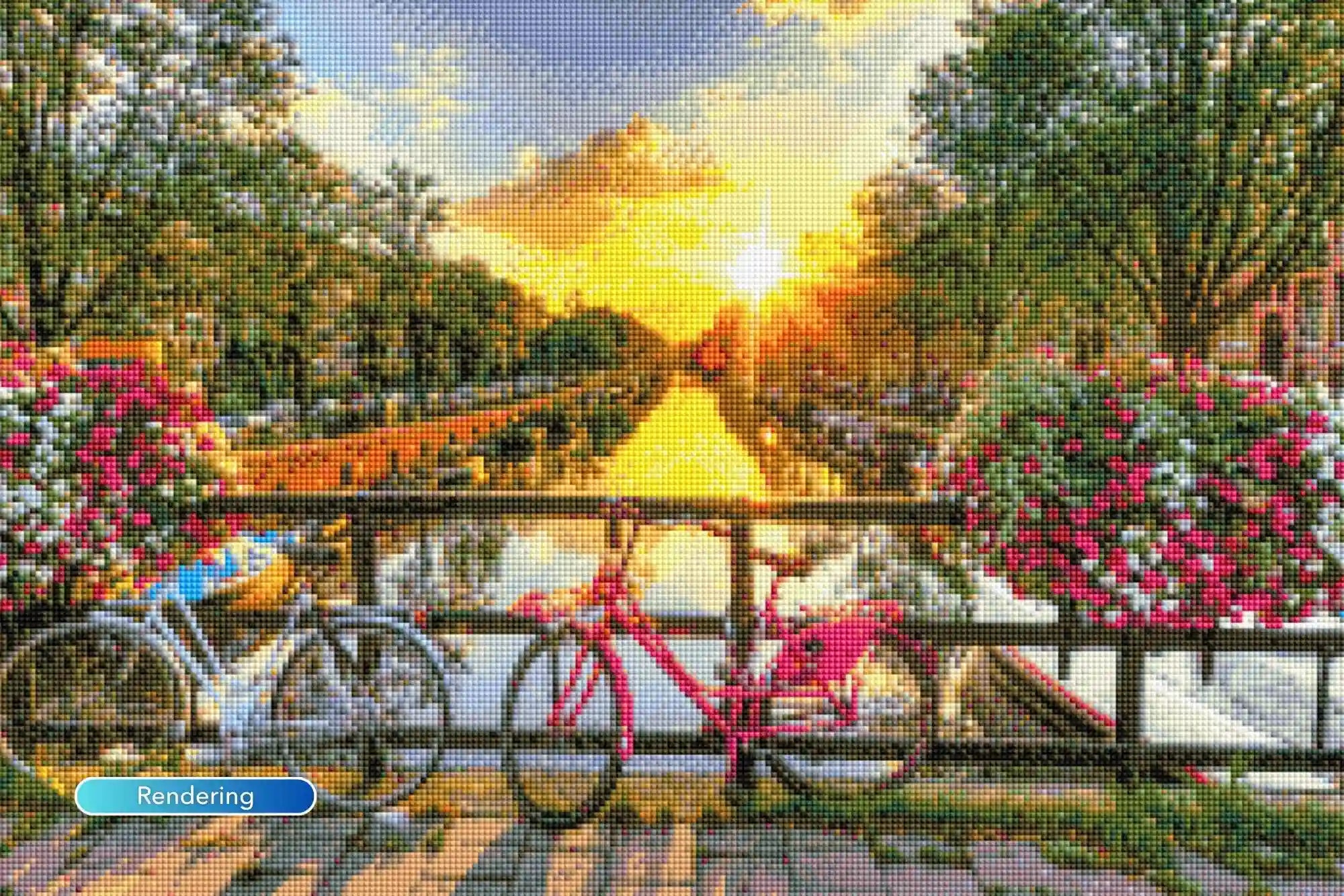 Diamond Painting – Sunset in Amsterdam