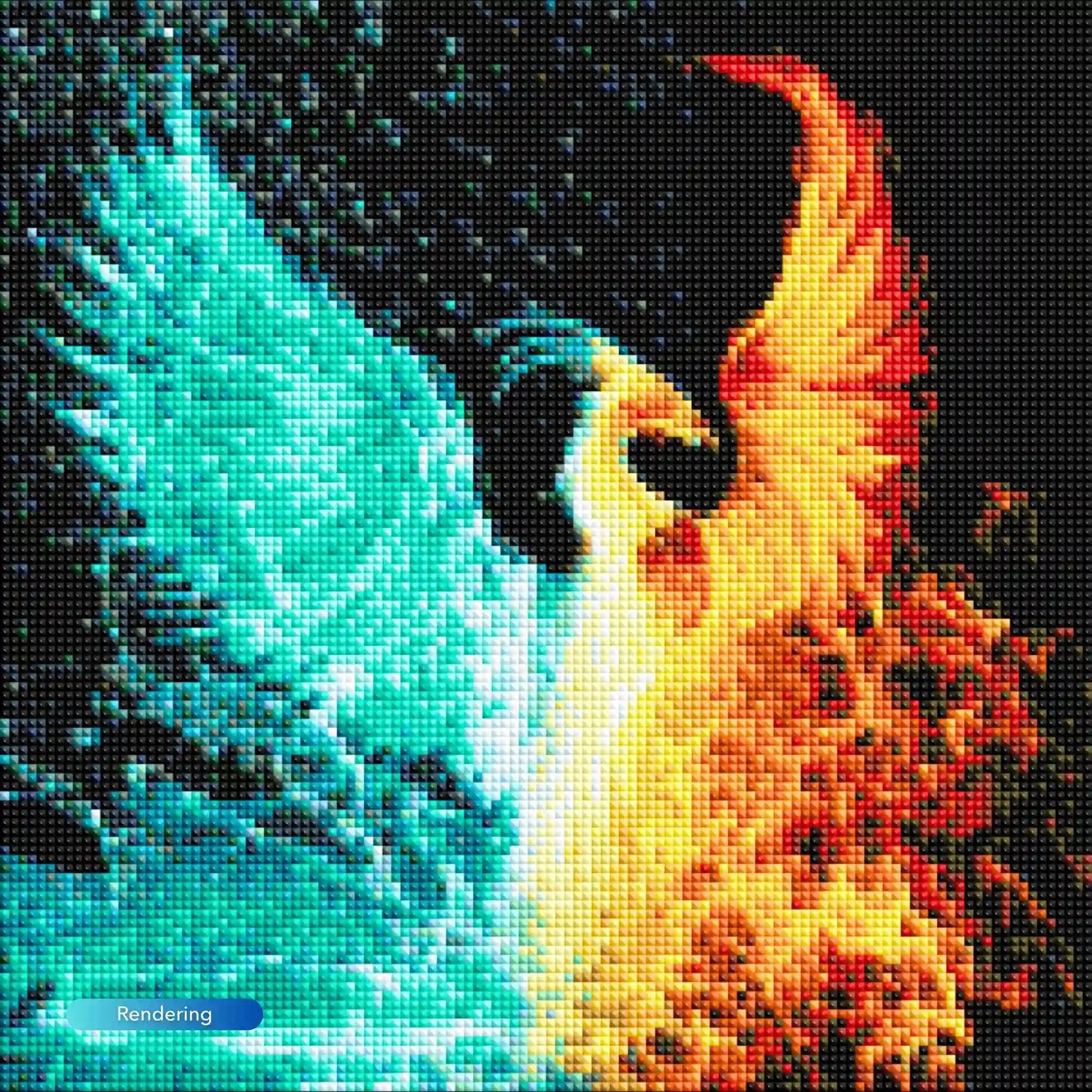Diamond Painting – Phoenix of the Elements