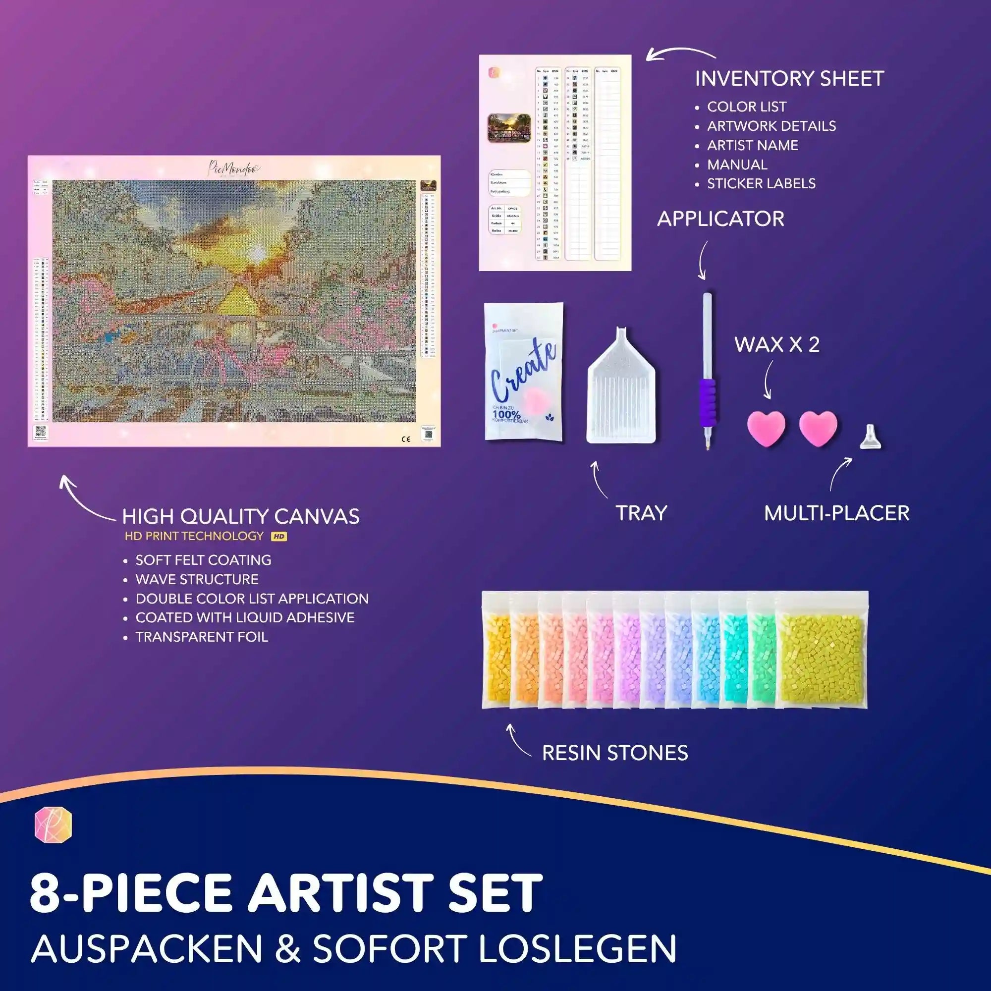 Diamond Painting – Sunset in Amsterdam