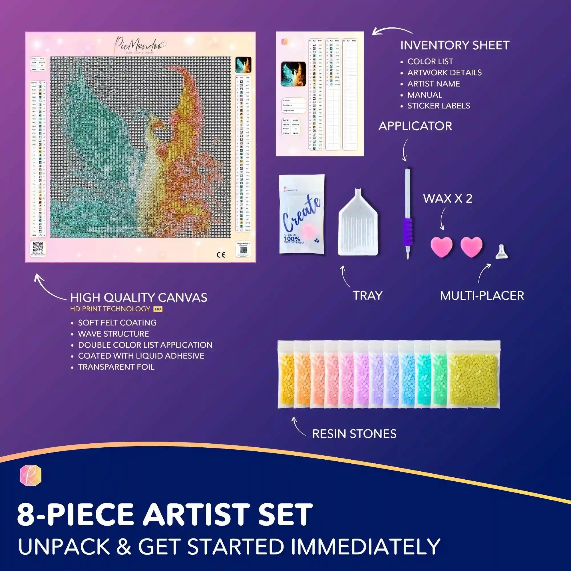 Diamond Painting – Phoenix of the Elements