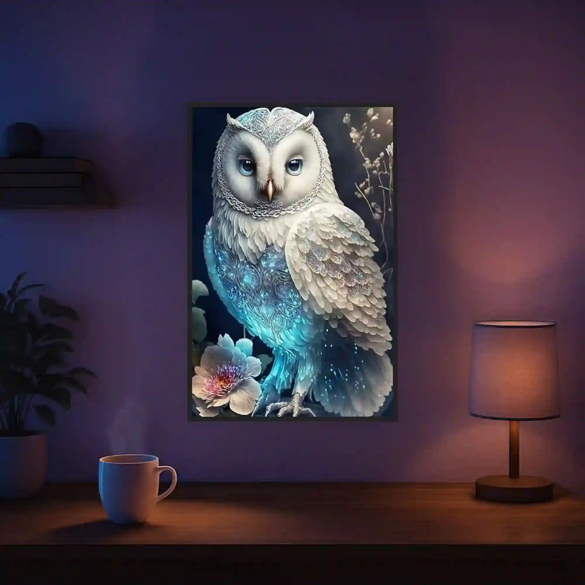 Diamond Painting Multi Special – White Owl