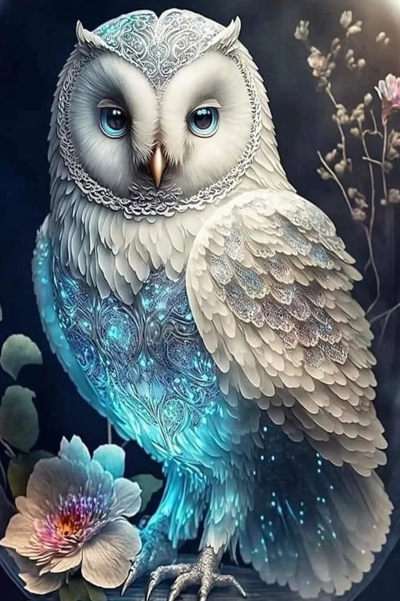 Diamond Painting Multi Special – White Owl