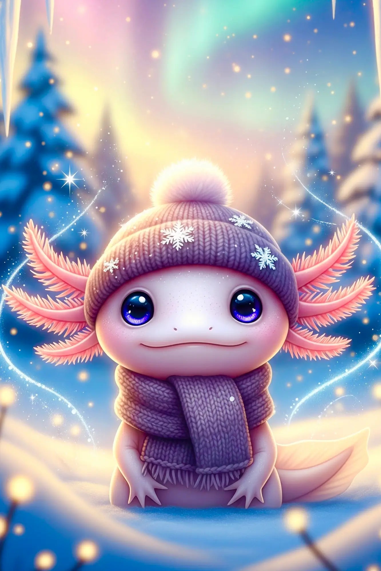 Diamond Painting – Axolotl on Vacation