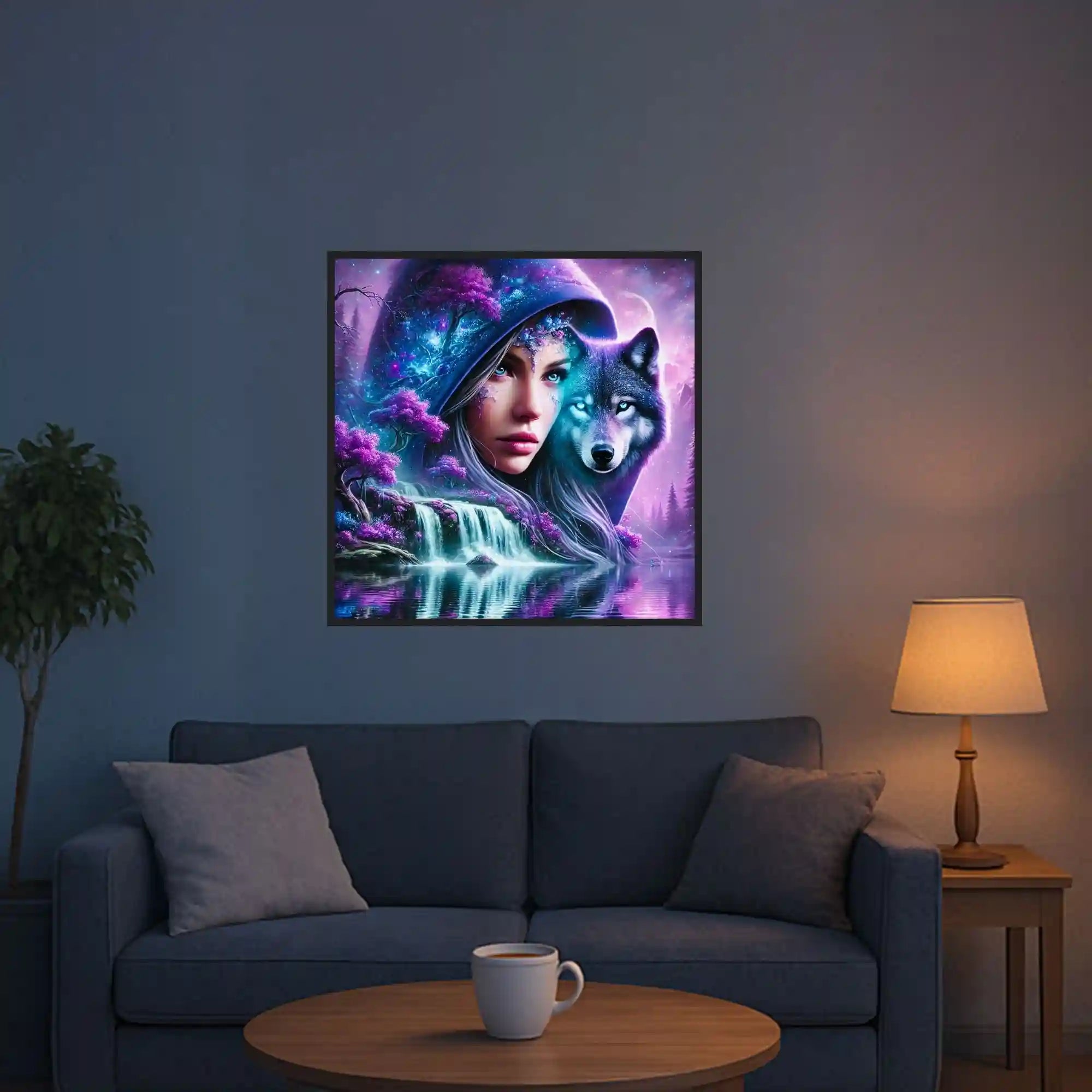 Diamond Painting – Eleonora and the Wolf "Limited Edition"