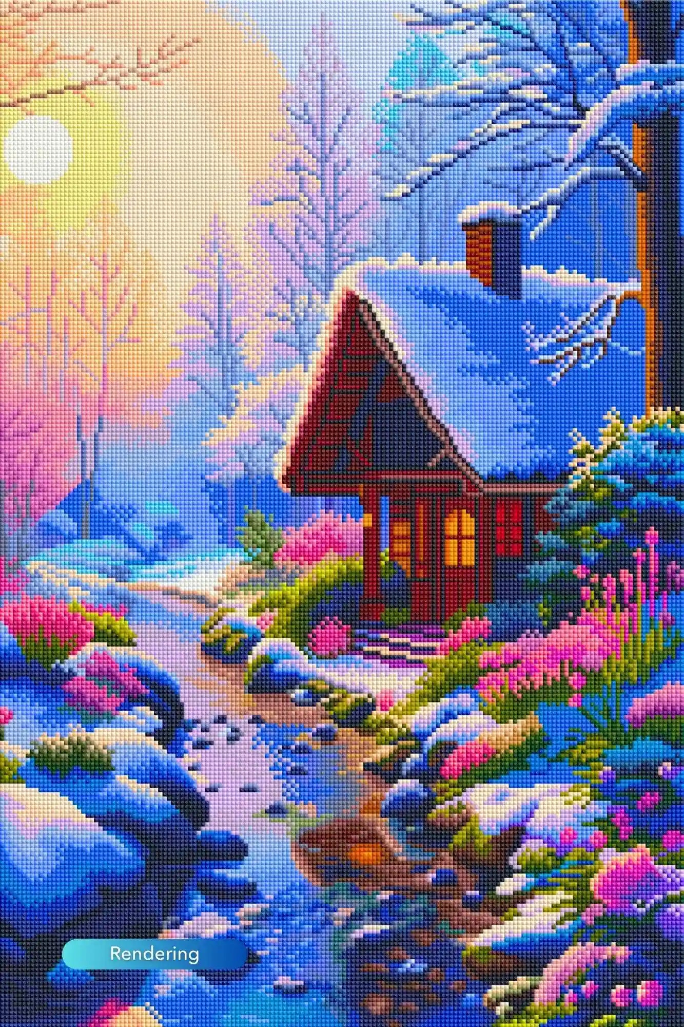 Diamond Painting – Winter Morning "Limited Edition"