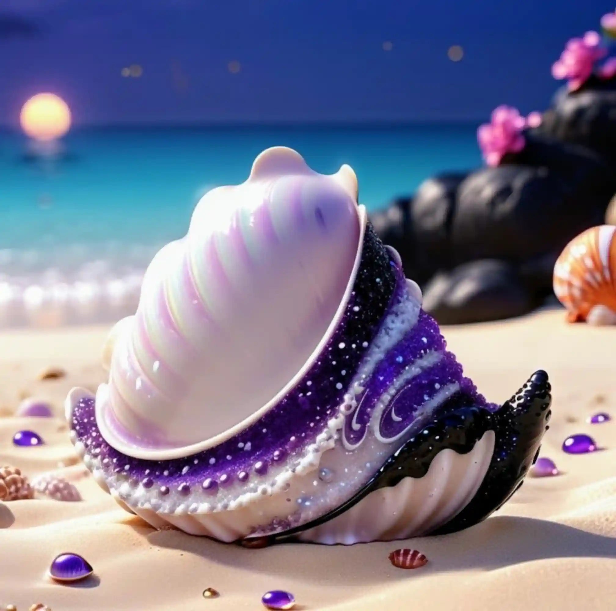 Diamond Painting – Violet Shell