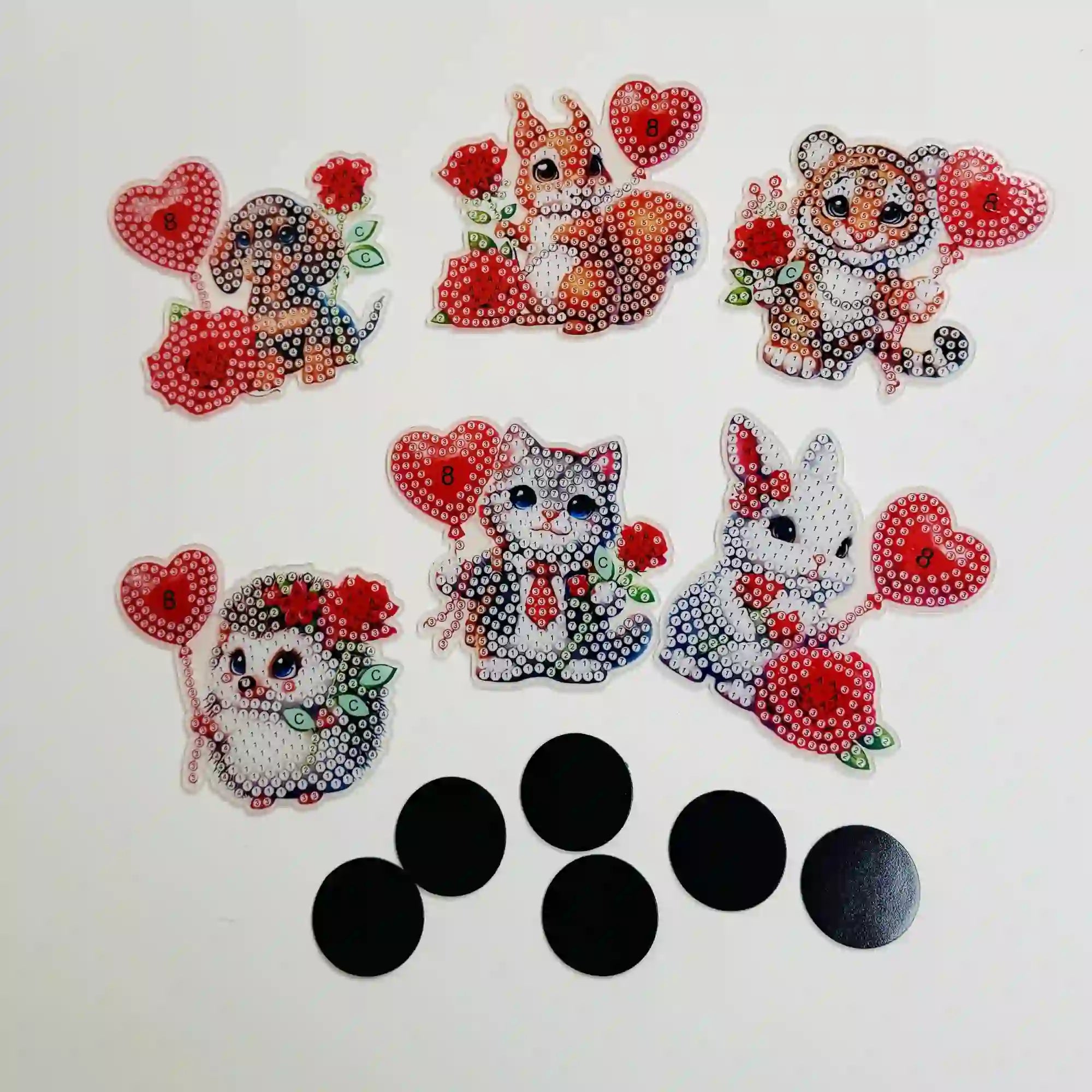 Diamond Painting Fridge Magnets - Cute Animals