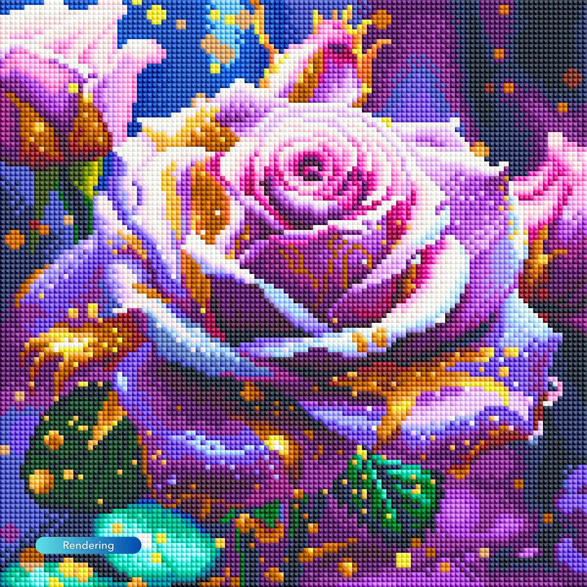 Diamond Painting – Amethyst Rose