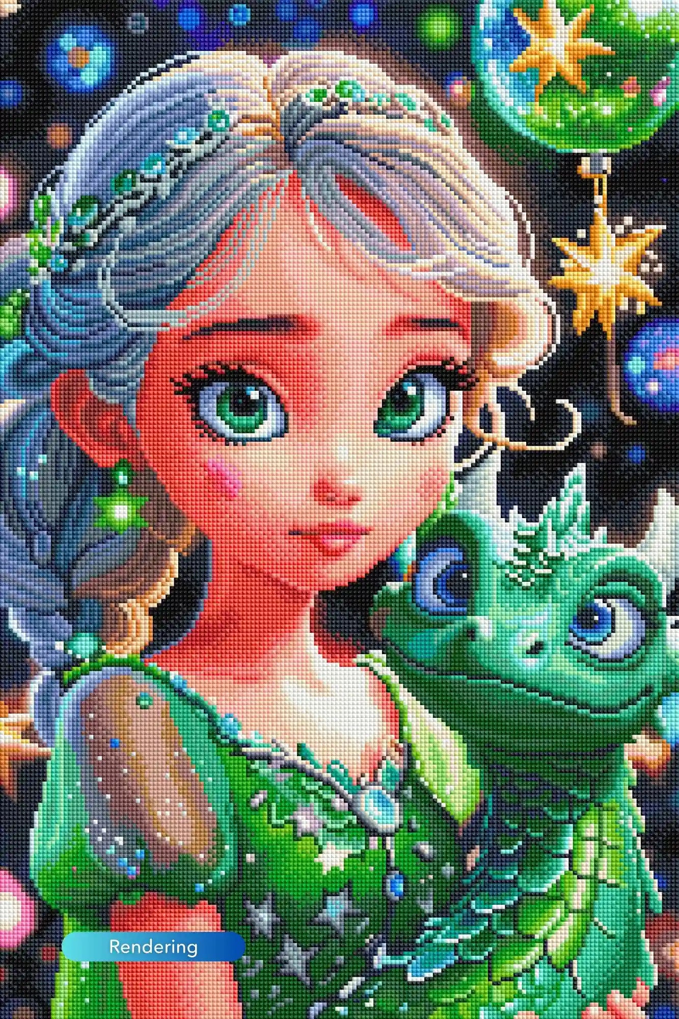 Diamond Painting – Dragon Girl