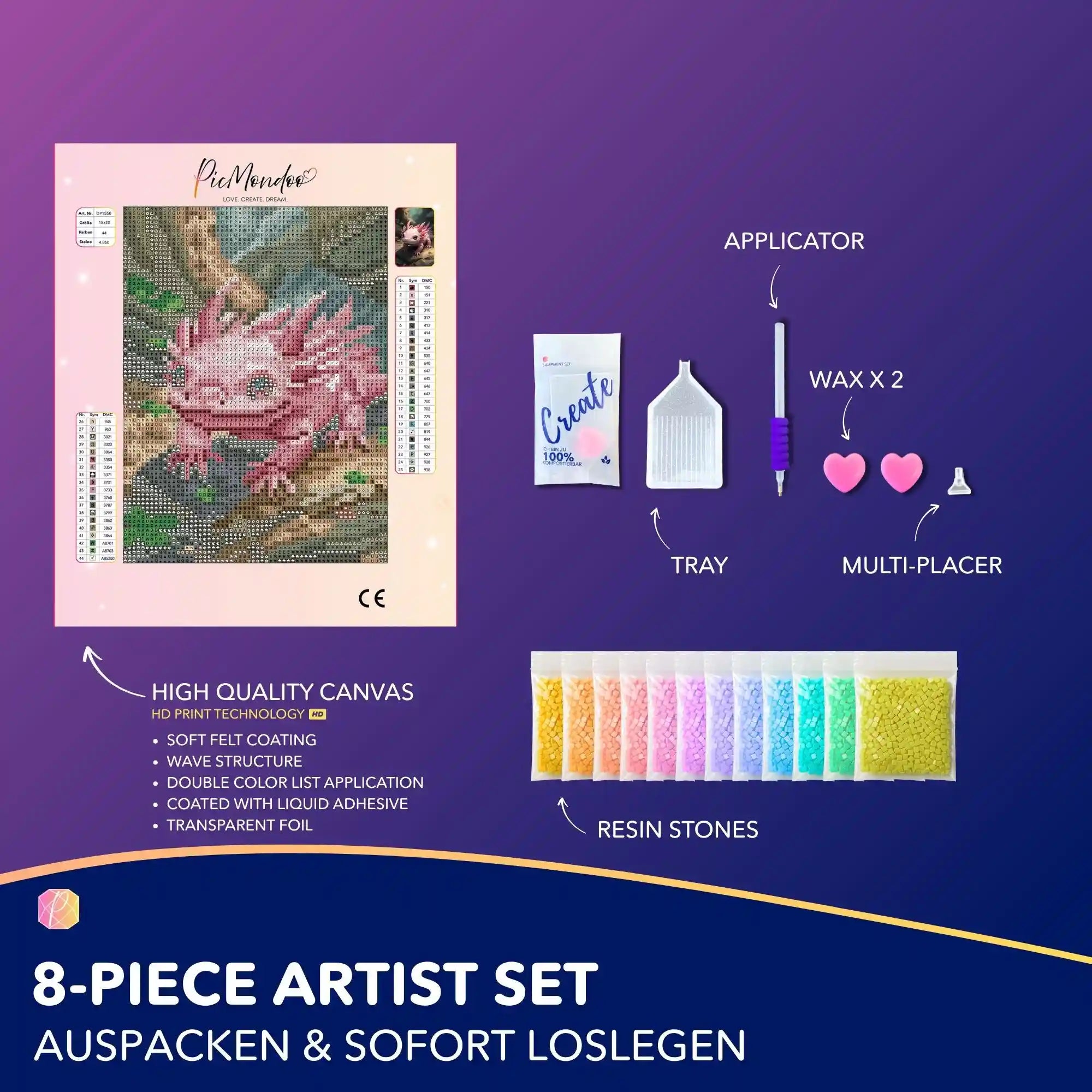 Diamond Painting Mini – Axoloti