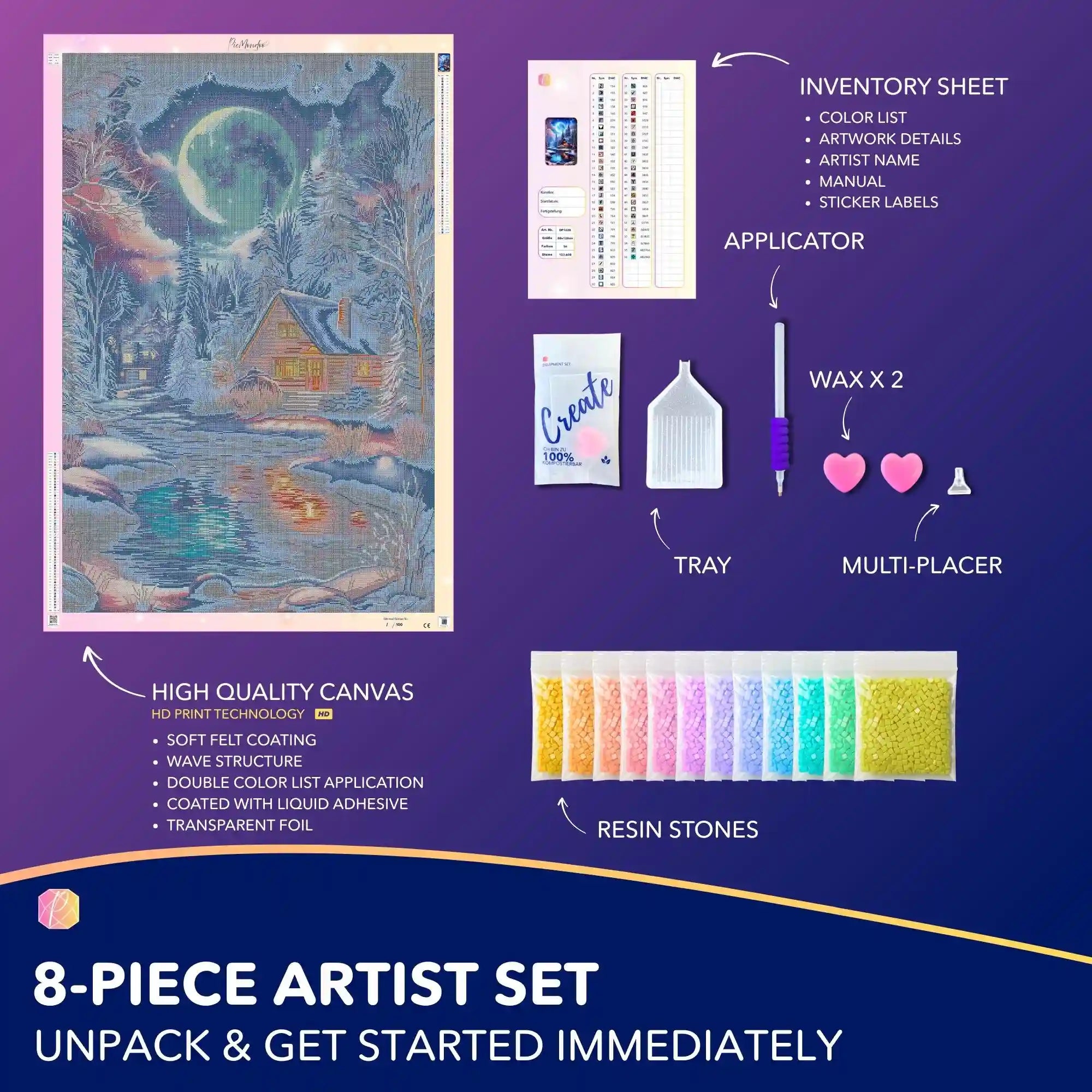 Diamond Painting – Refuge in the Silver Light "Limited Edition"