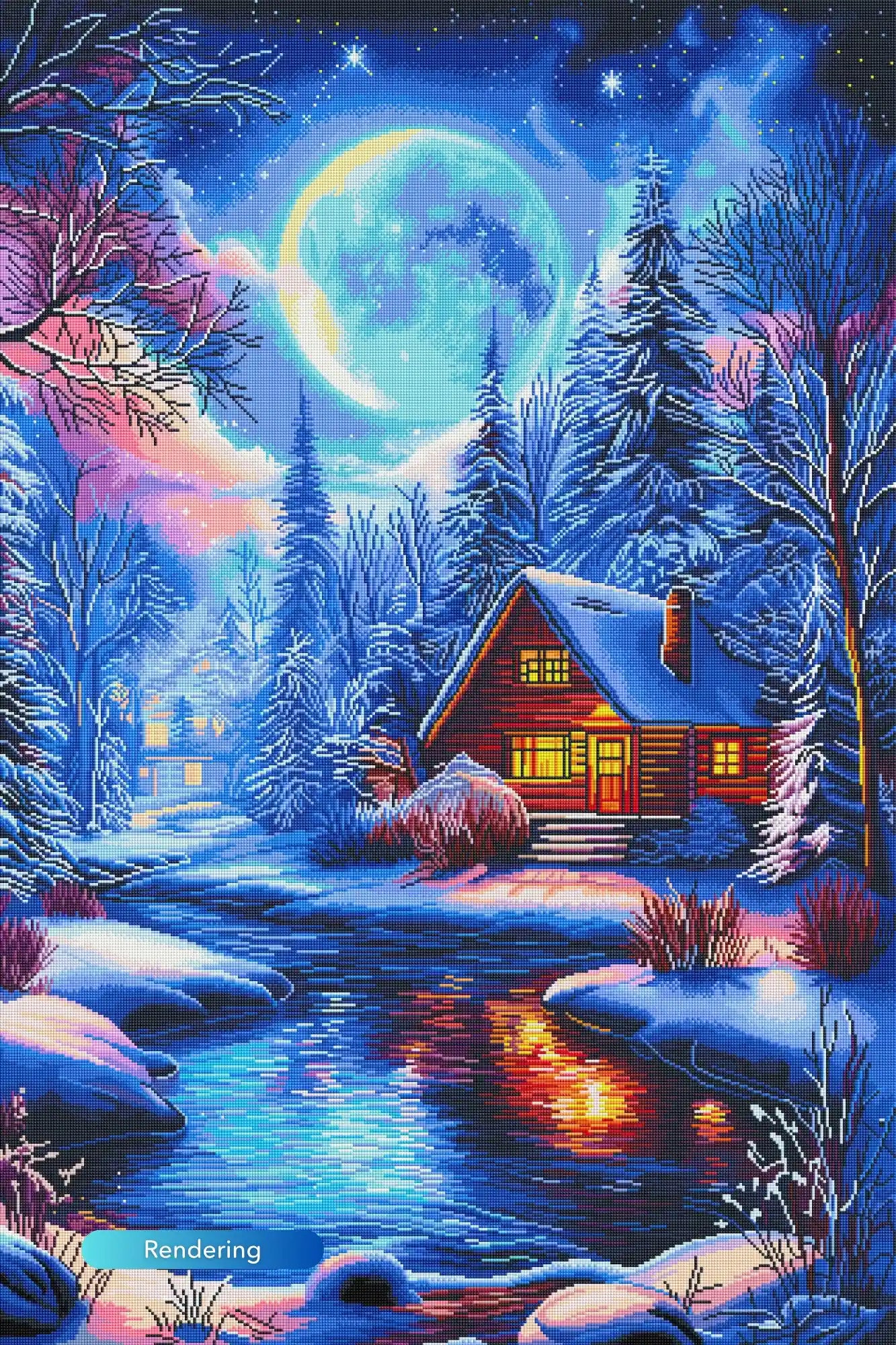 Diamond Painting – Refuge in the Silver Light "Limited Edition"