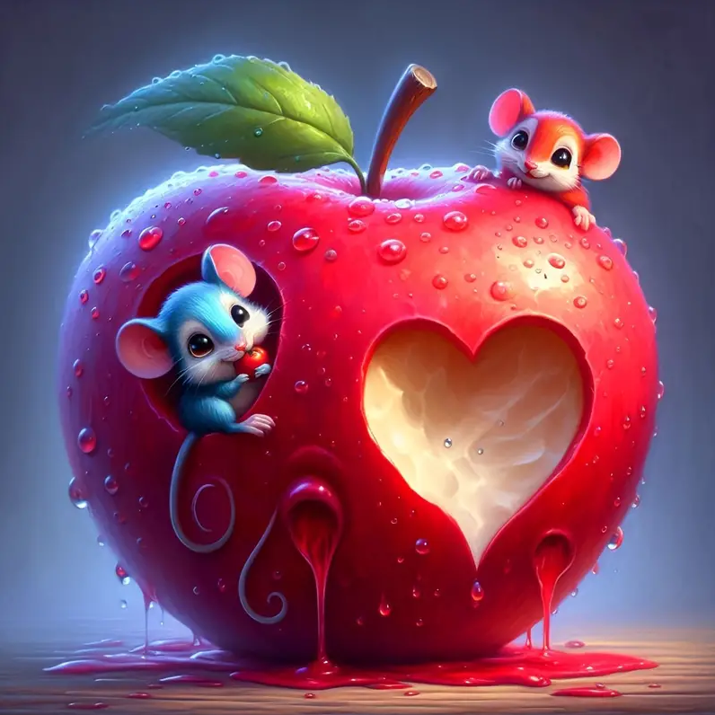 Diamond Painting - Love in the Mouse House