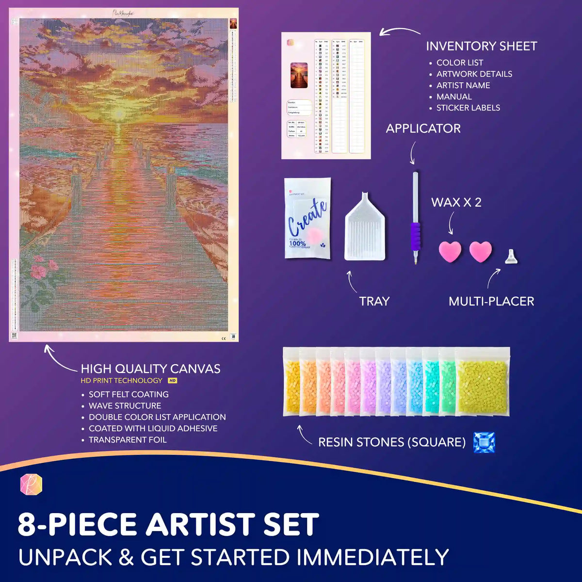 Diamond Painting - To Where the Day Finds Peace