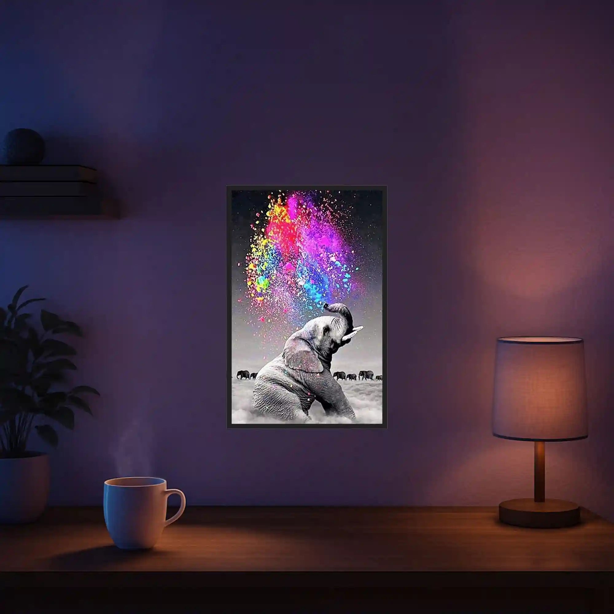 Diamond Painting – Elephant "Play of Colors"