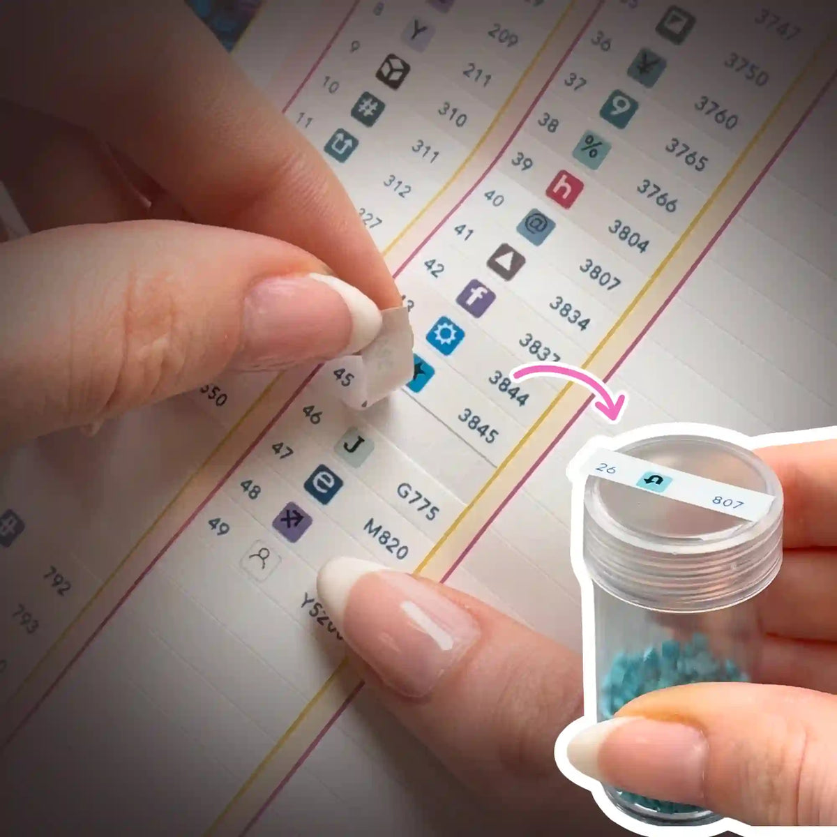 Color Chart As Sticker