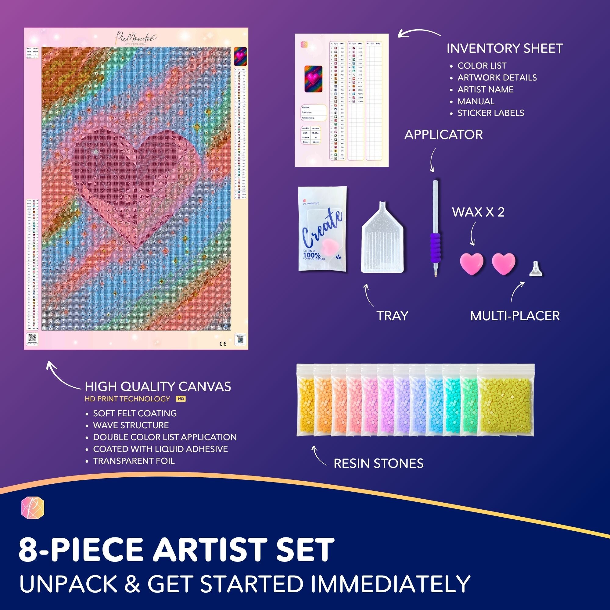 Diamond Painting Jennifer Special - Crystal Heart