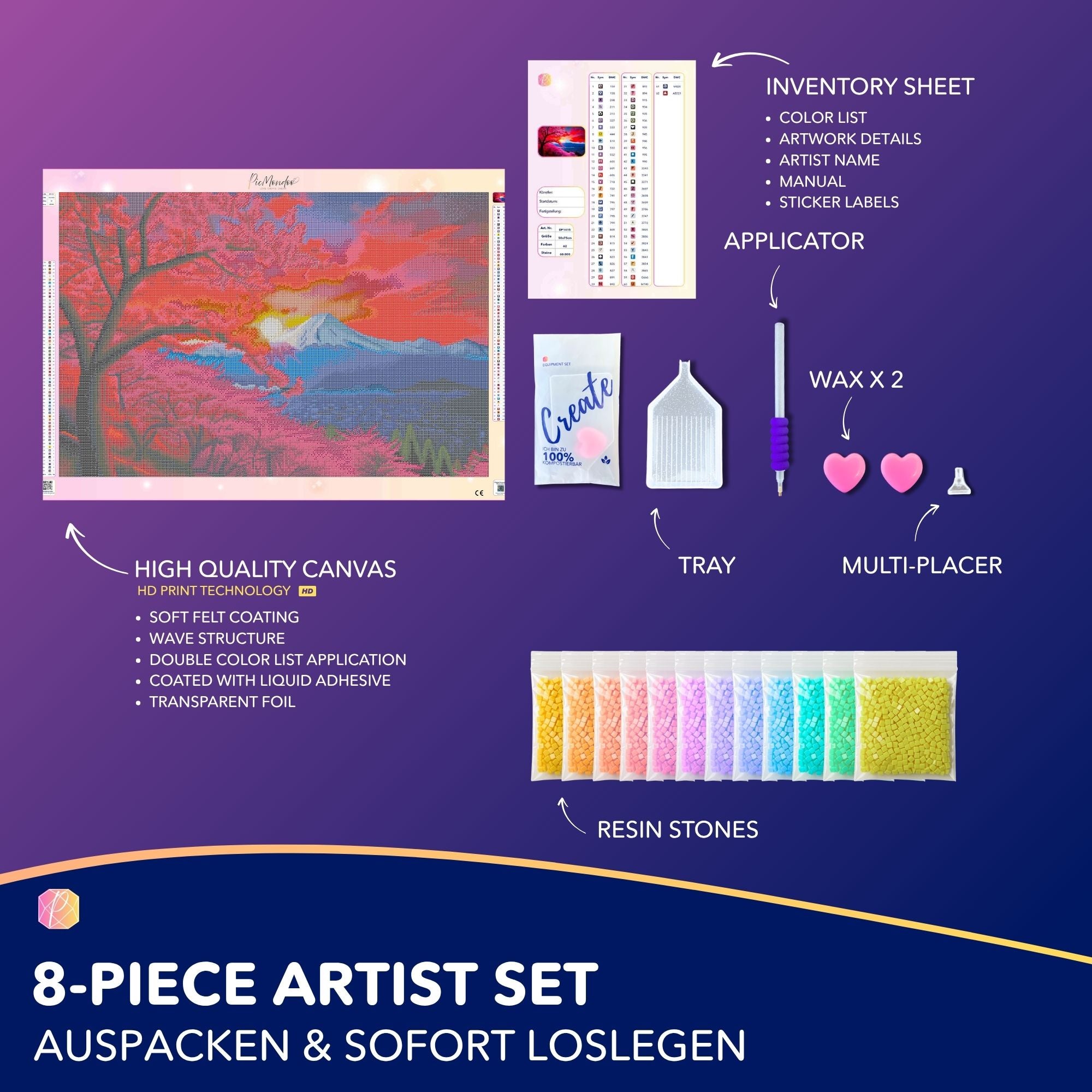 Diamond Painting - Mountain of Cherry Blossoms