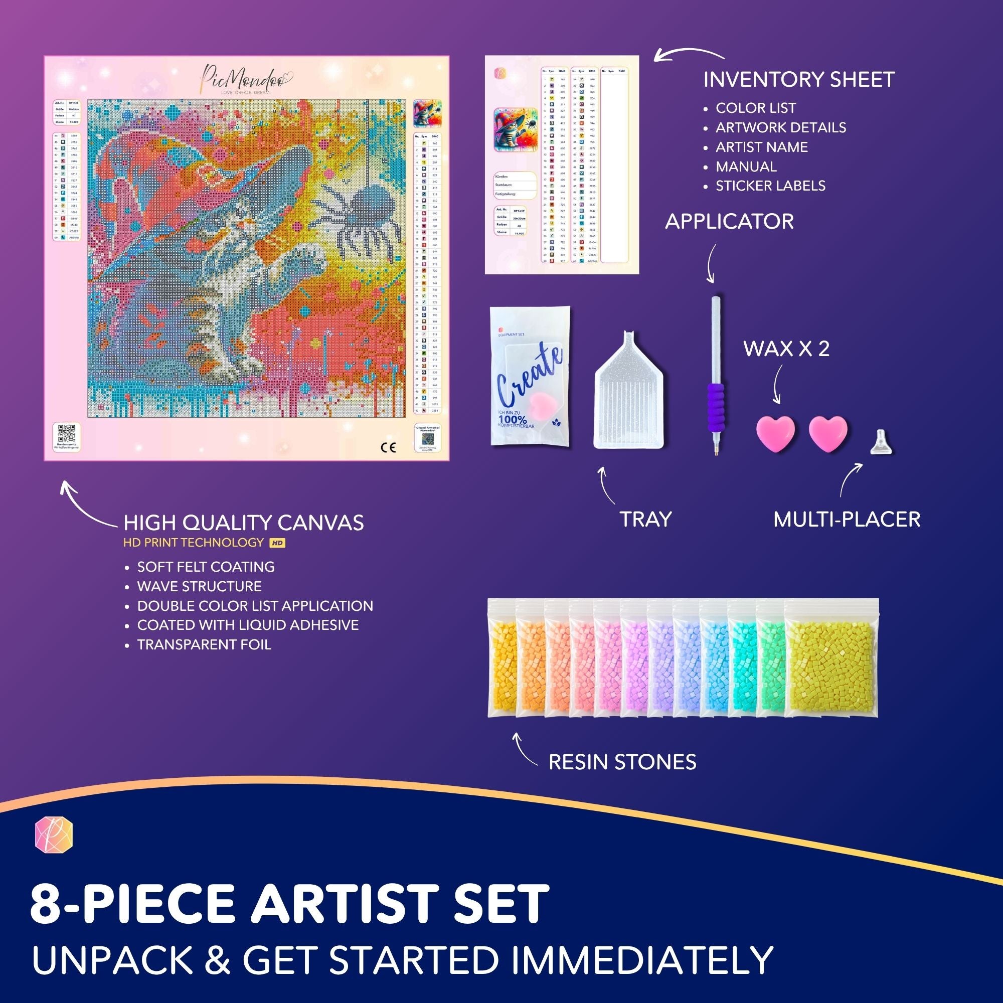 Diamond Painting - Kitty Cat, the Magic Cat