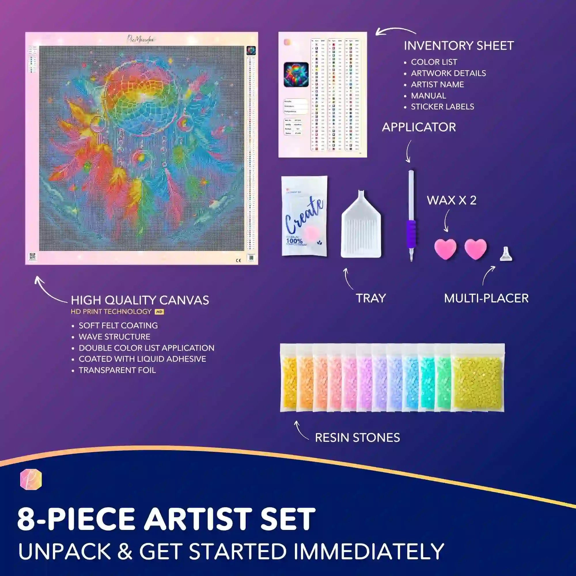 Diamond Painting 100 Colors Special – Daydream in Feather Play