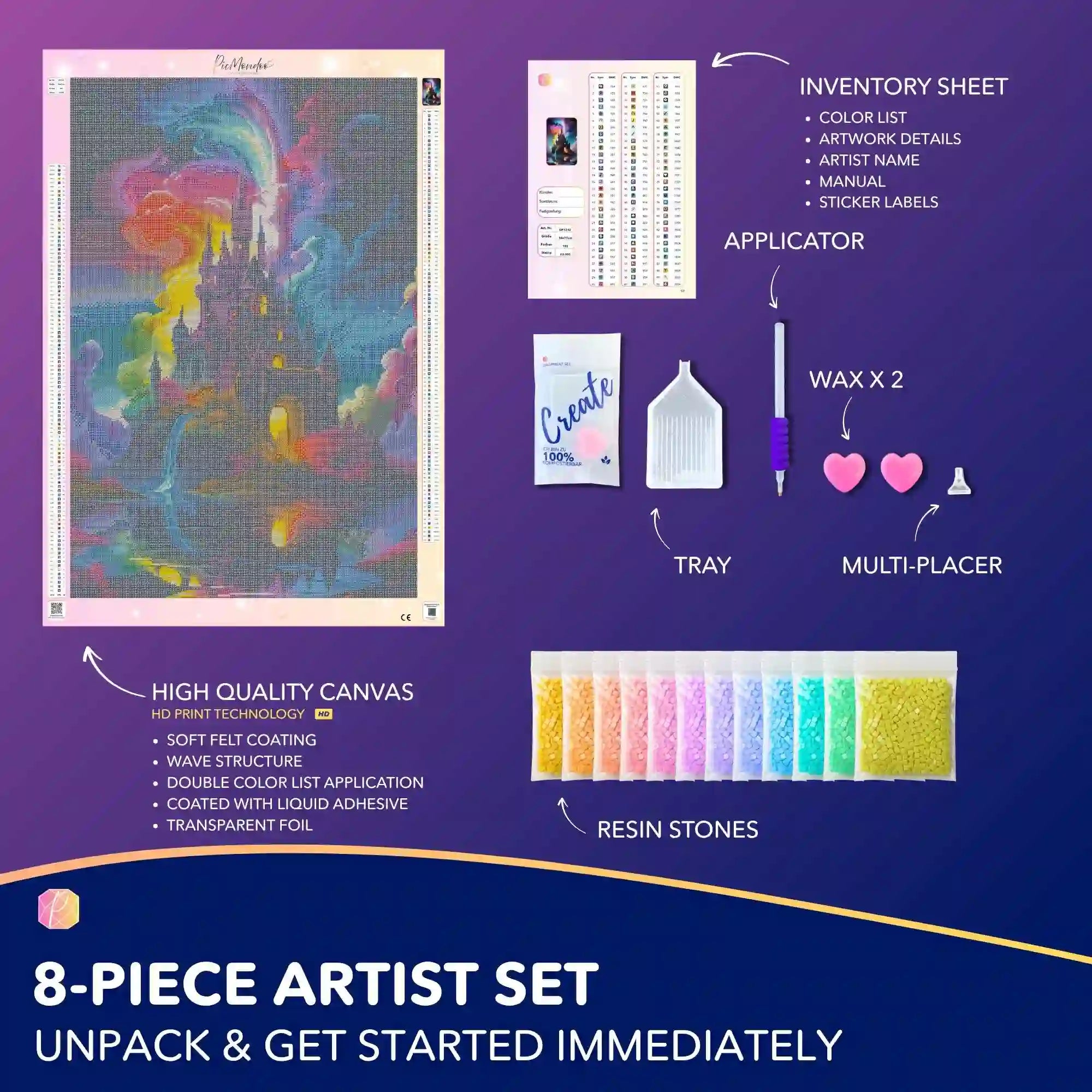 Diamond Painting 100 Colors Special – Magic Castle