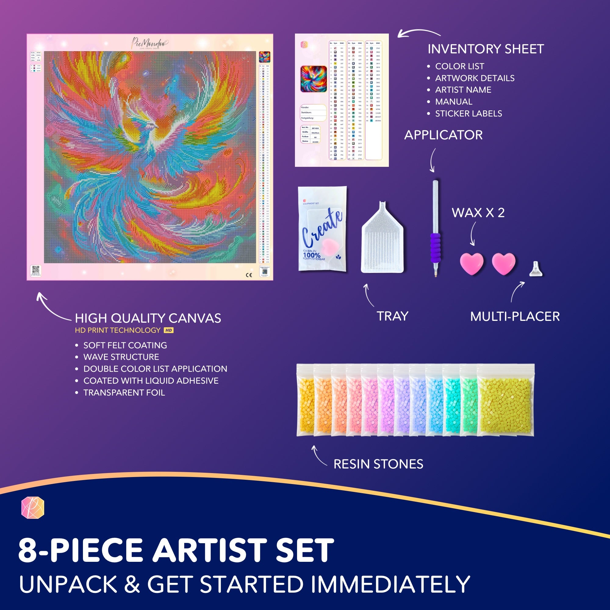 Diamond Painting - Colorful Phoenix