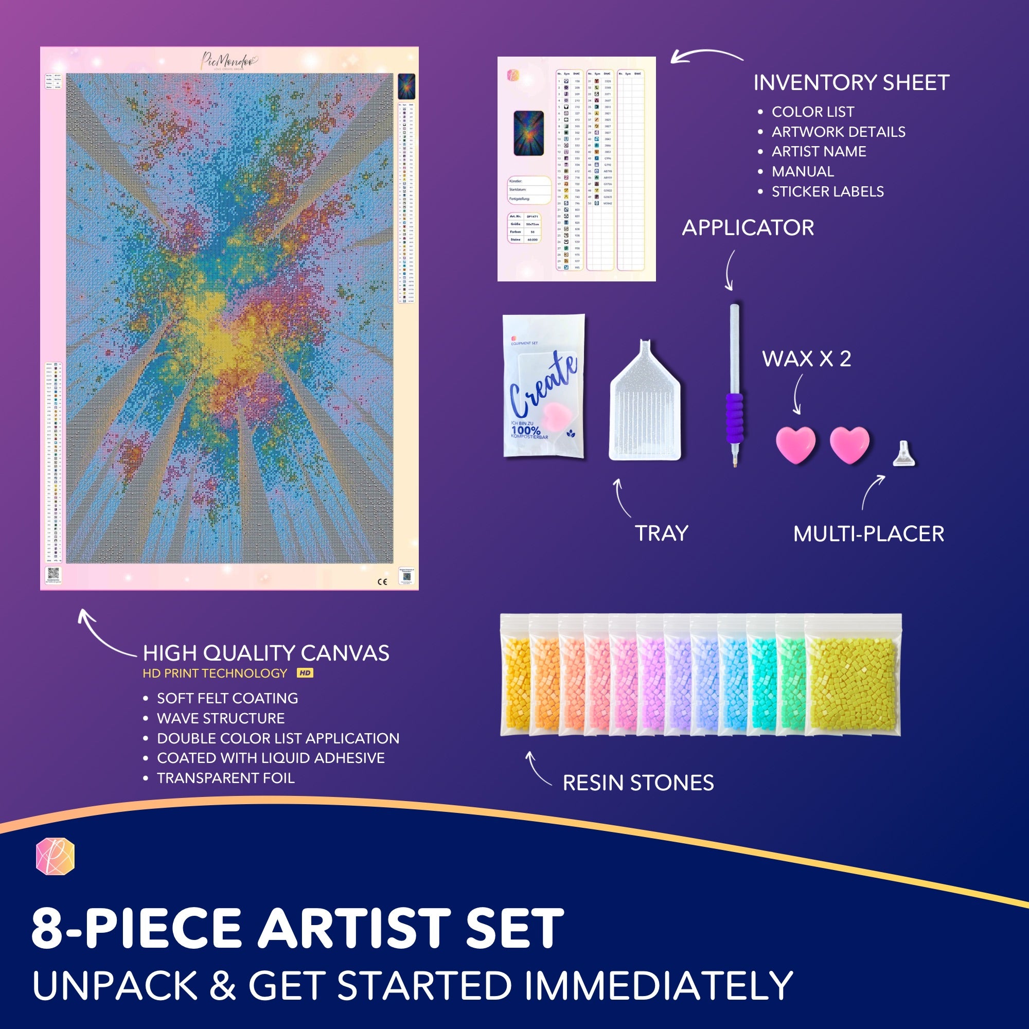 Diamond Painting Jennifer Special - Rainbow Forest